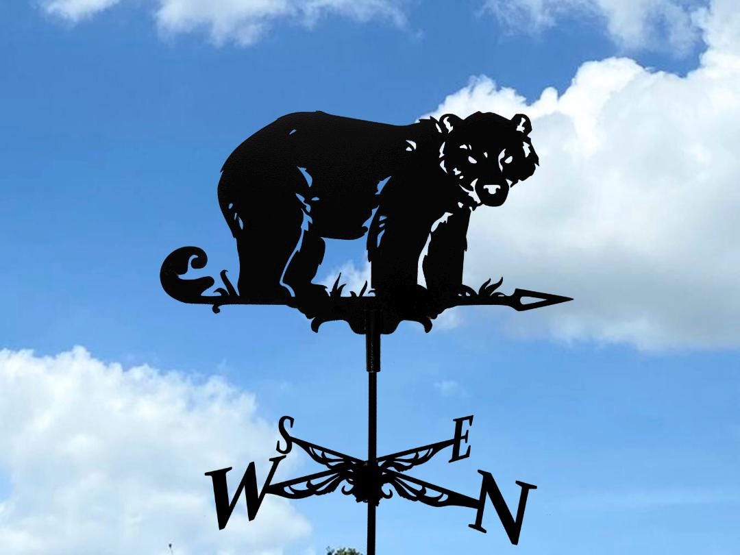 Bear Metal Weathervane
