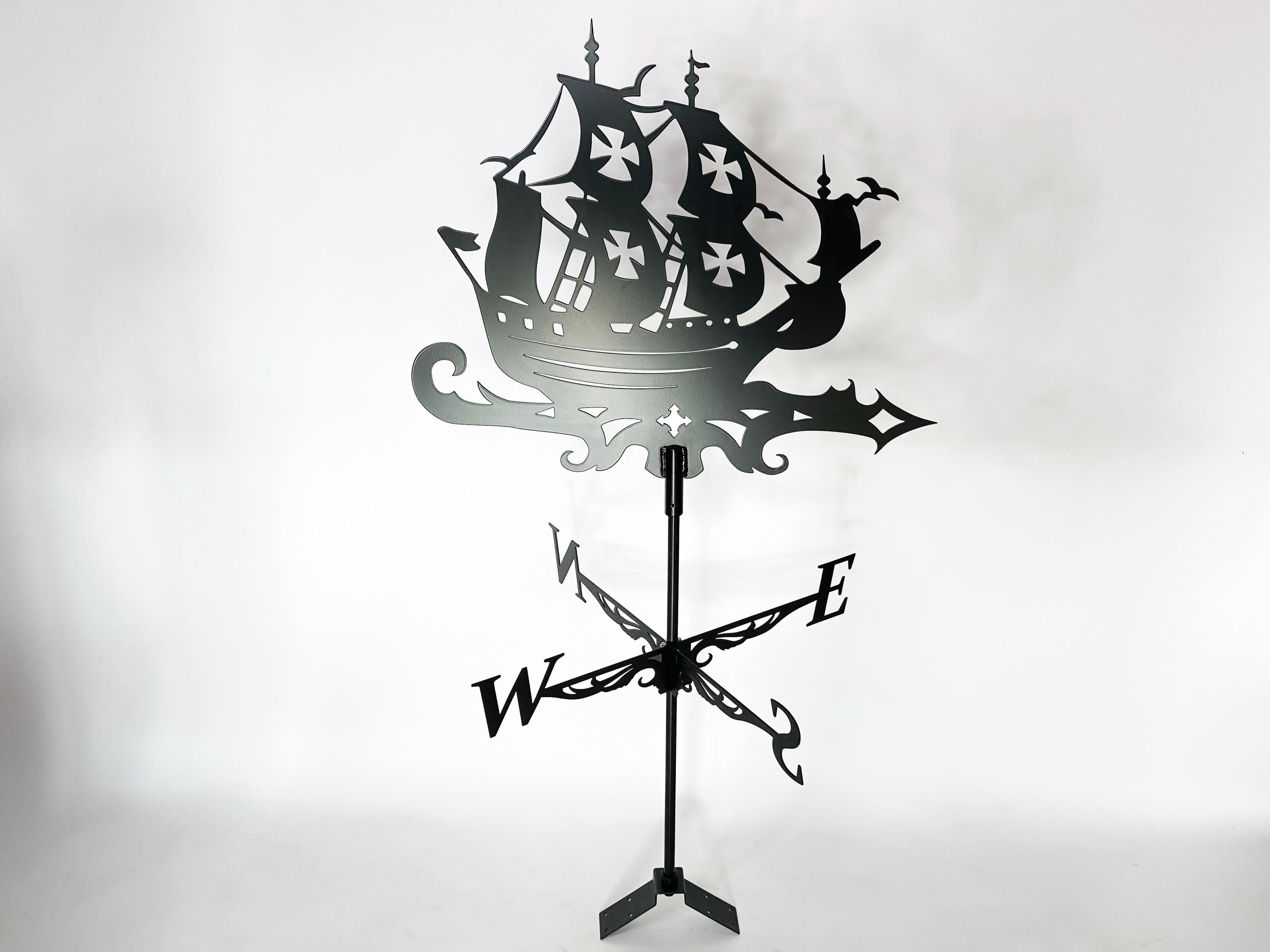 Metal Ship Weathervane — 5