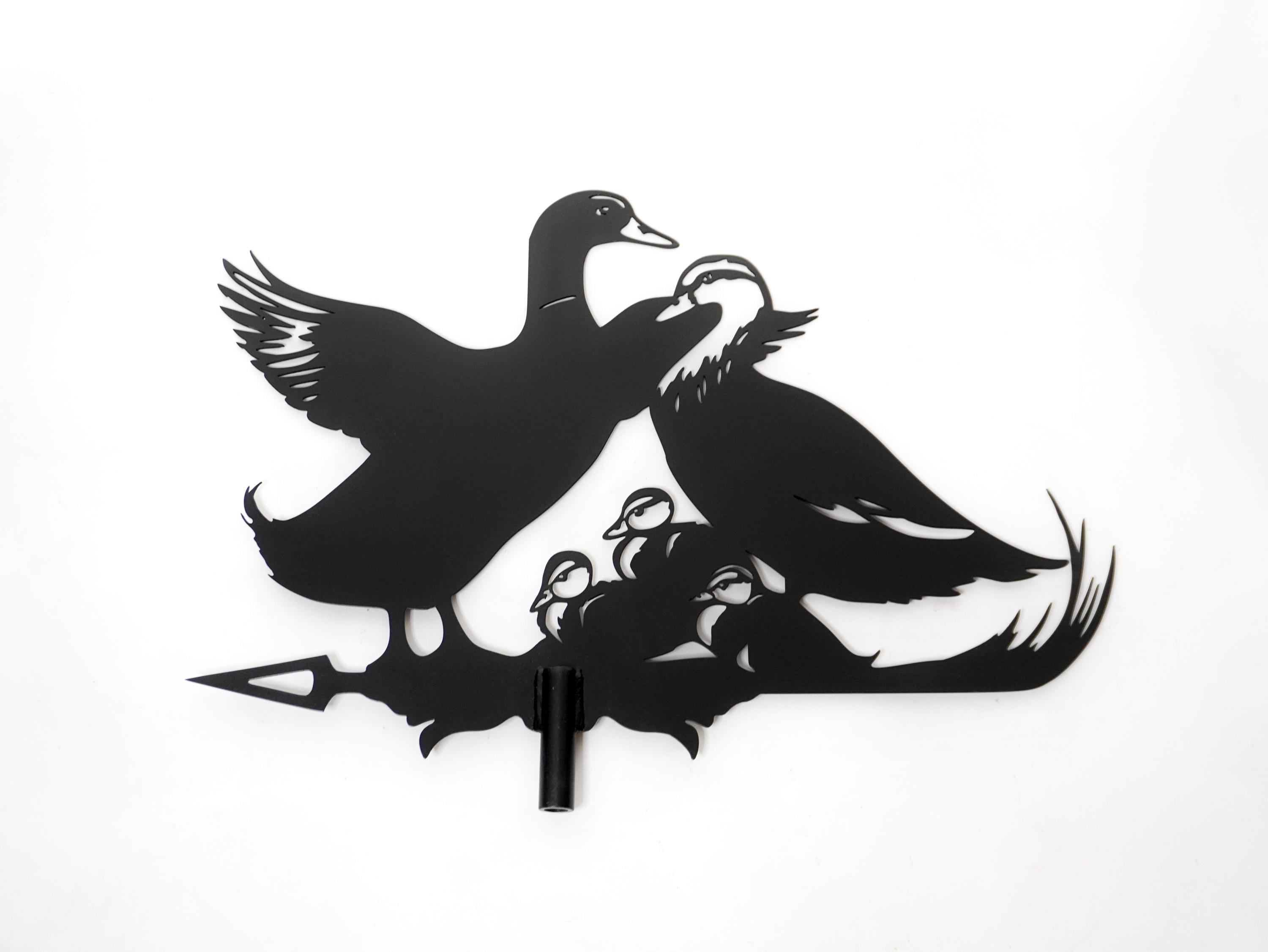 Duck Weathervane Metal Wind Vane — 3