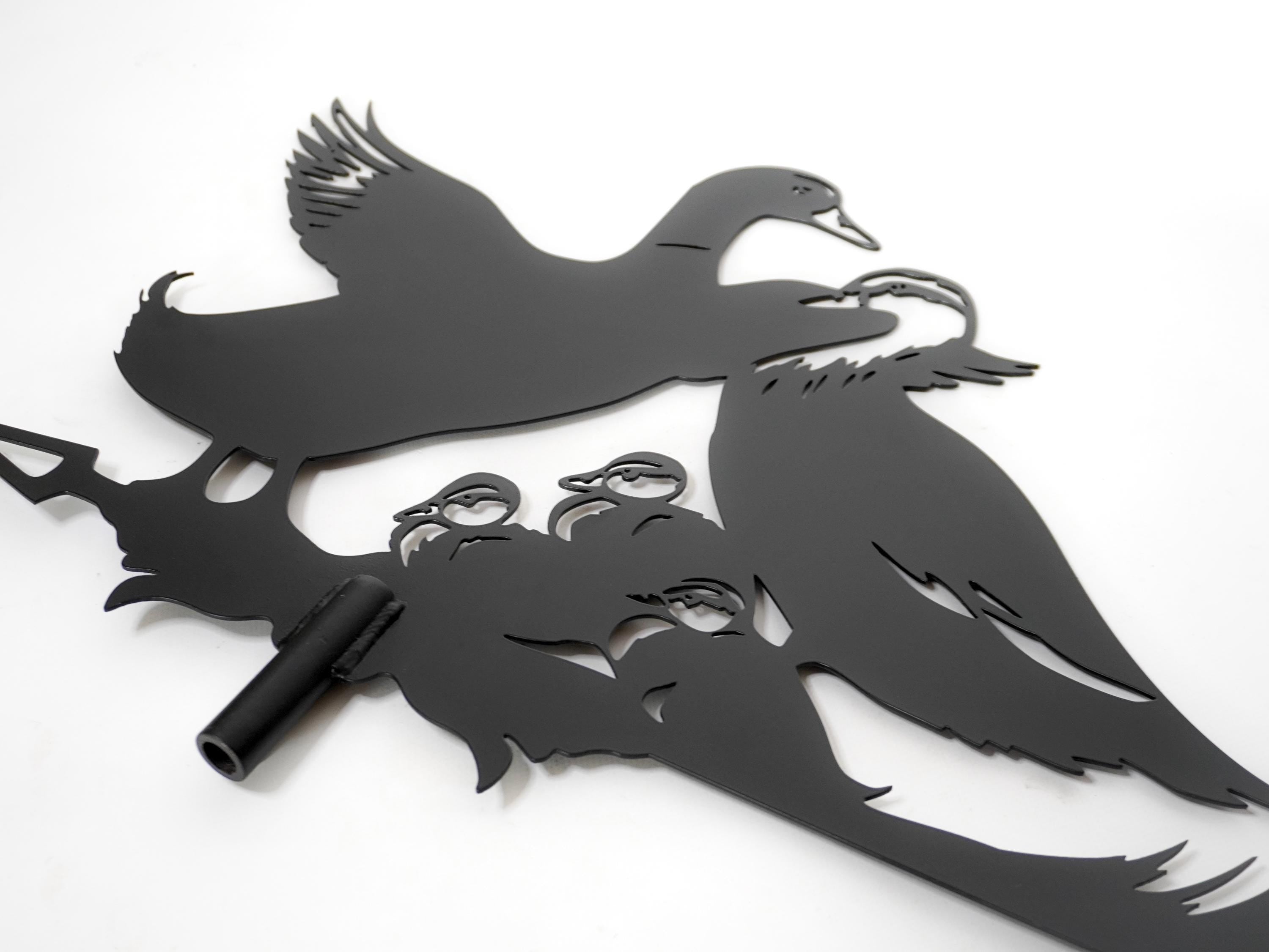 Duck Weathervane Metal Wind Vane — 4