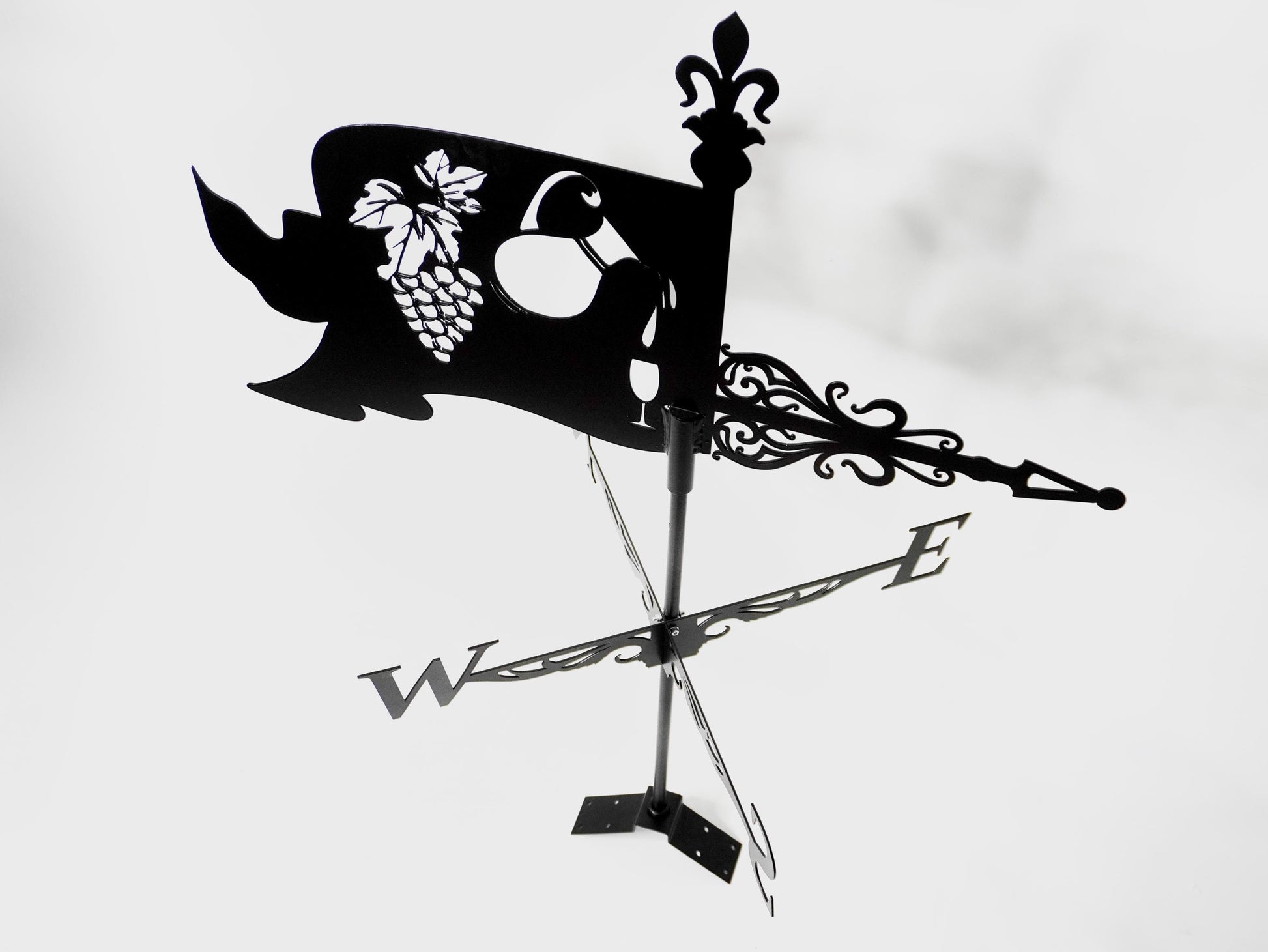 Metal Weathervane Winemaker's Roof or Garden Decor — 4