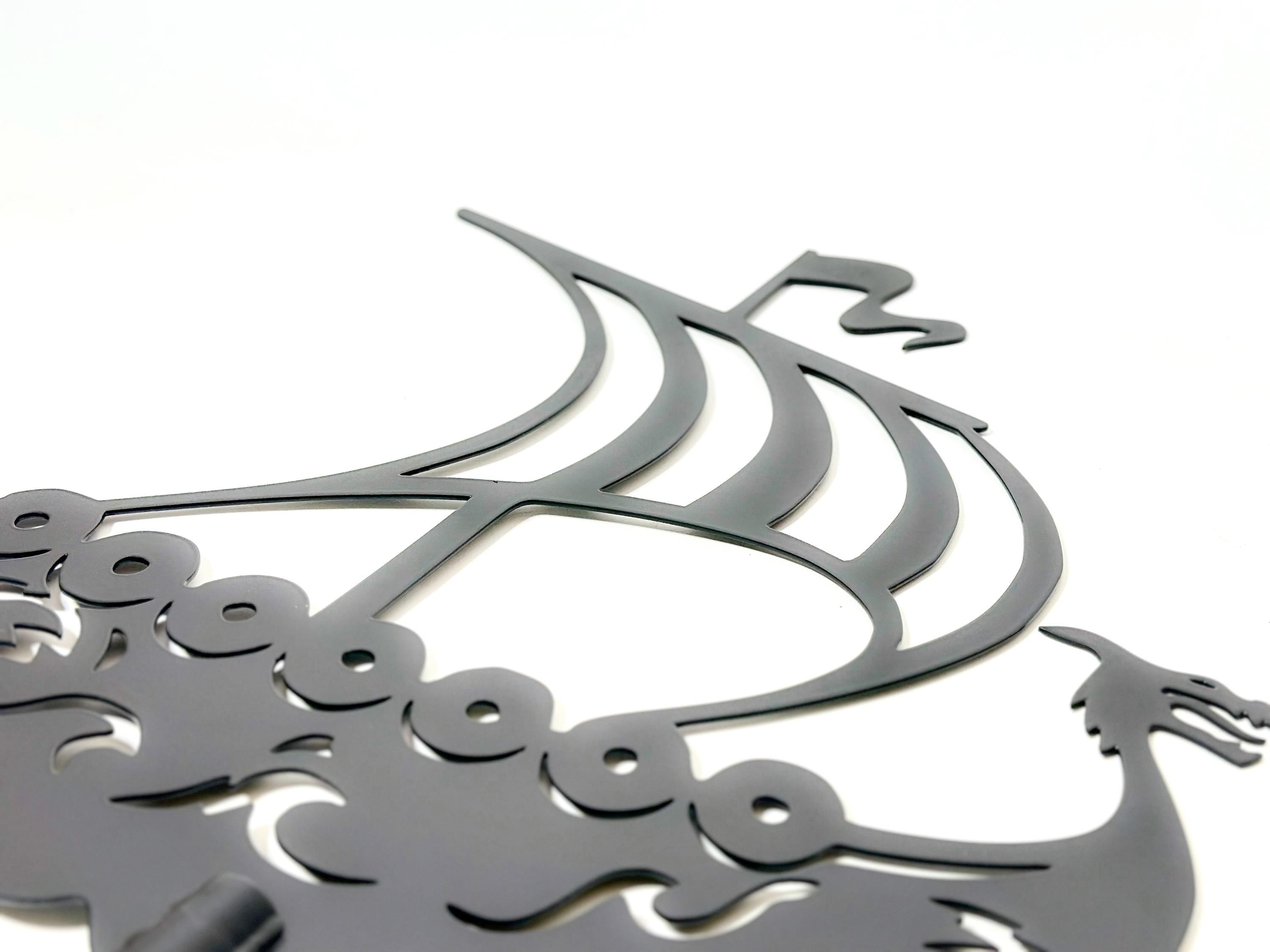 Metal Viking Ship Weathervane — 5