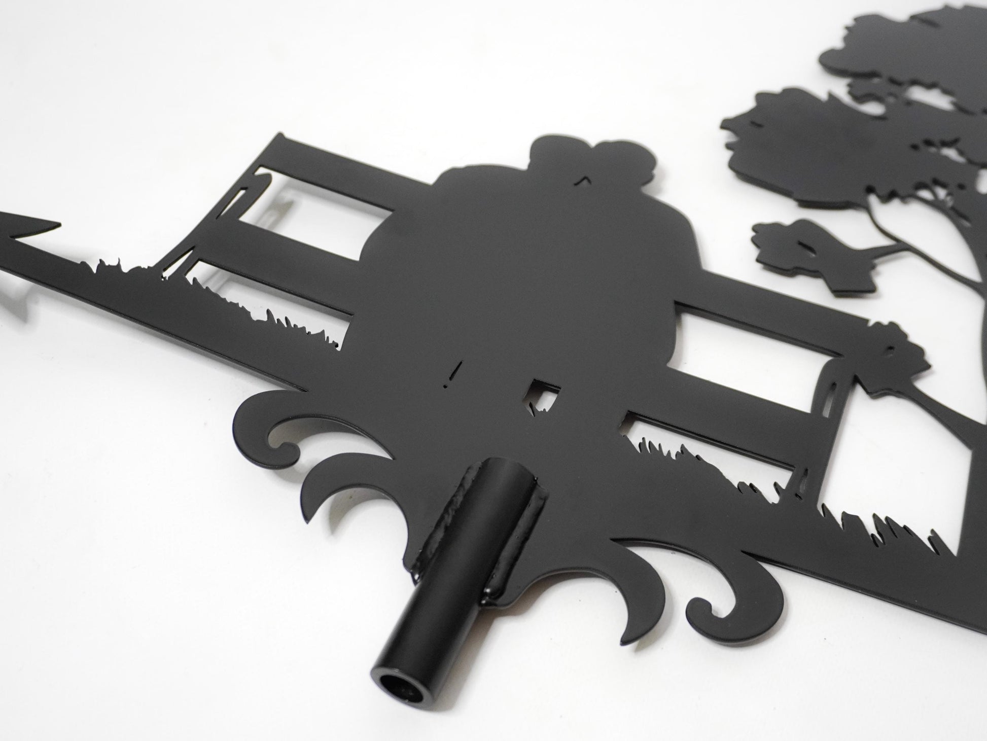 Metal Couple Under Tree Weathervane — 4