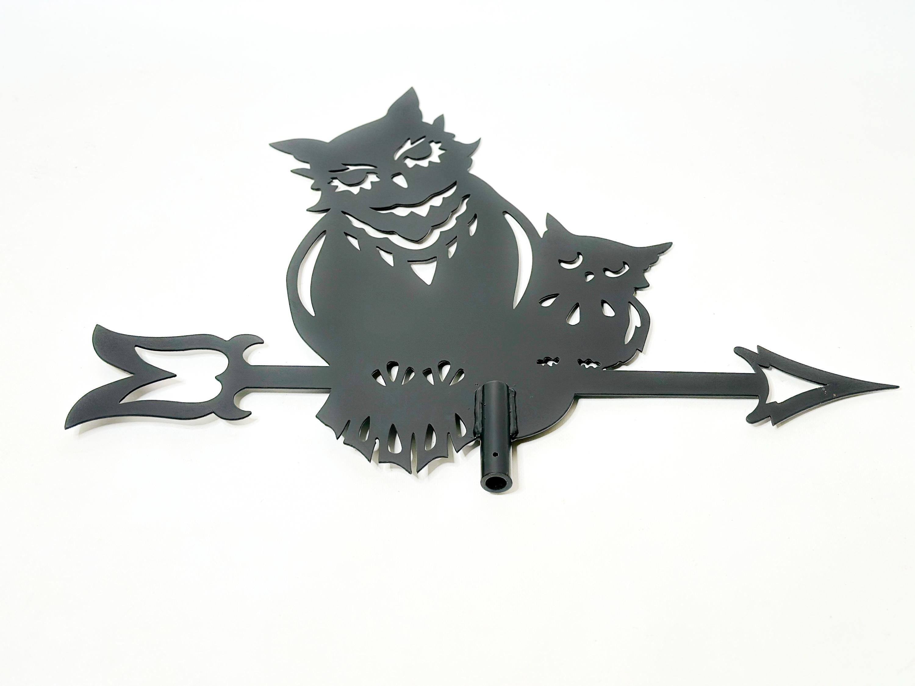 Owl Family Weathervane for Roof or Garden — 3