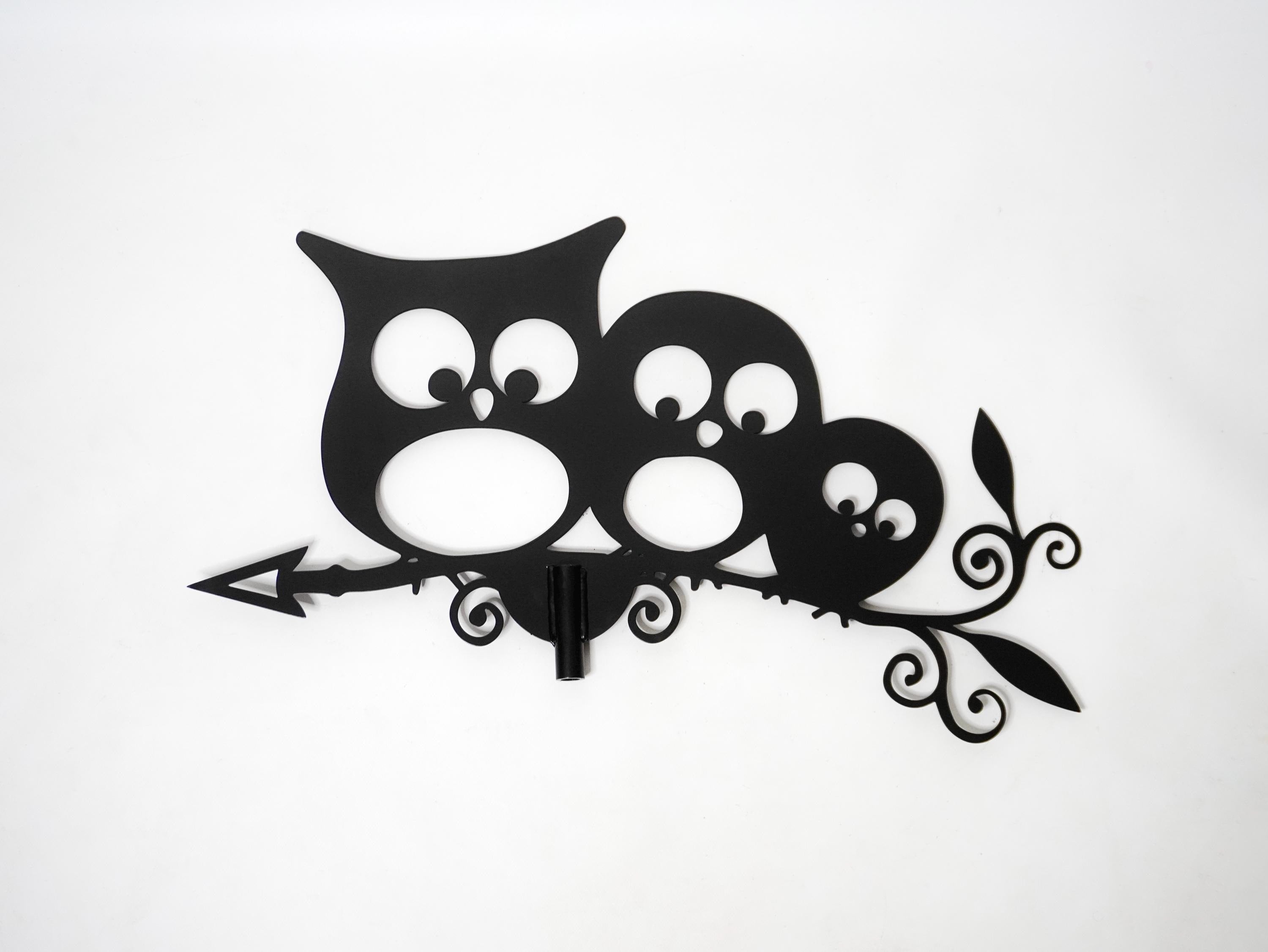 Owl Family Weathervane — 3