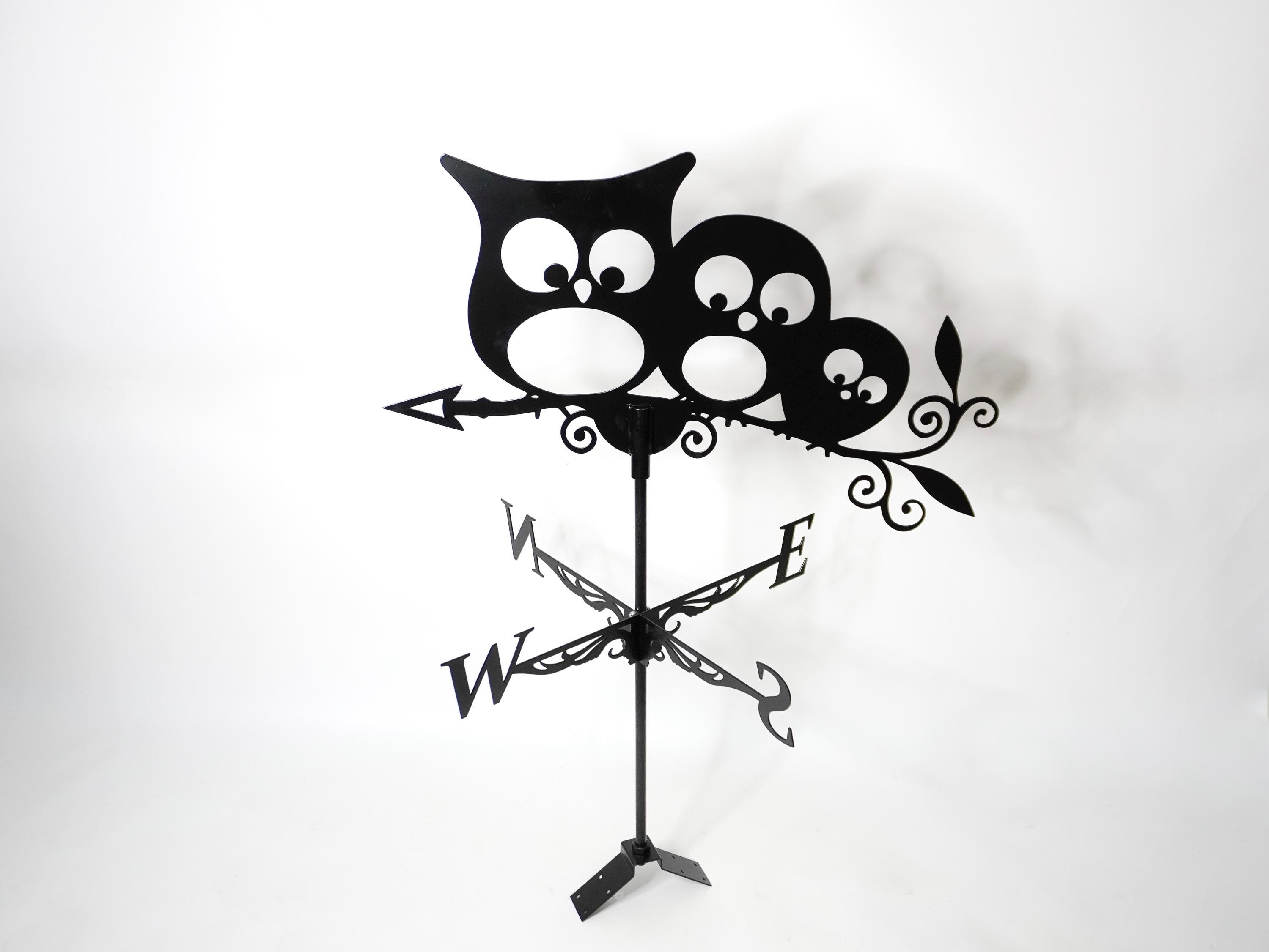 Owl Family Weathervane — 2