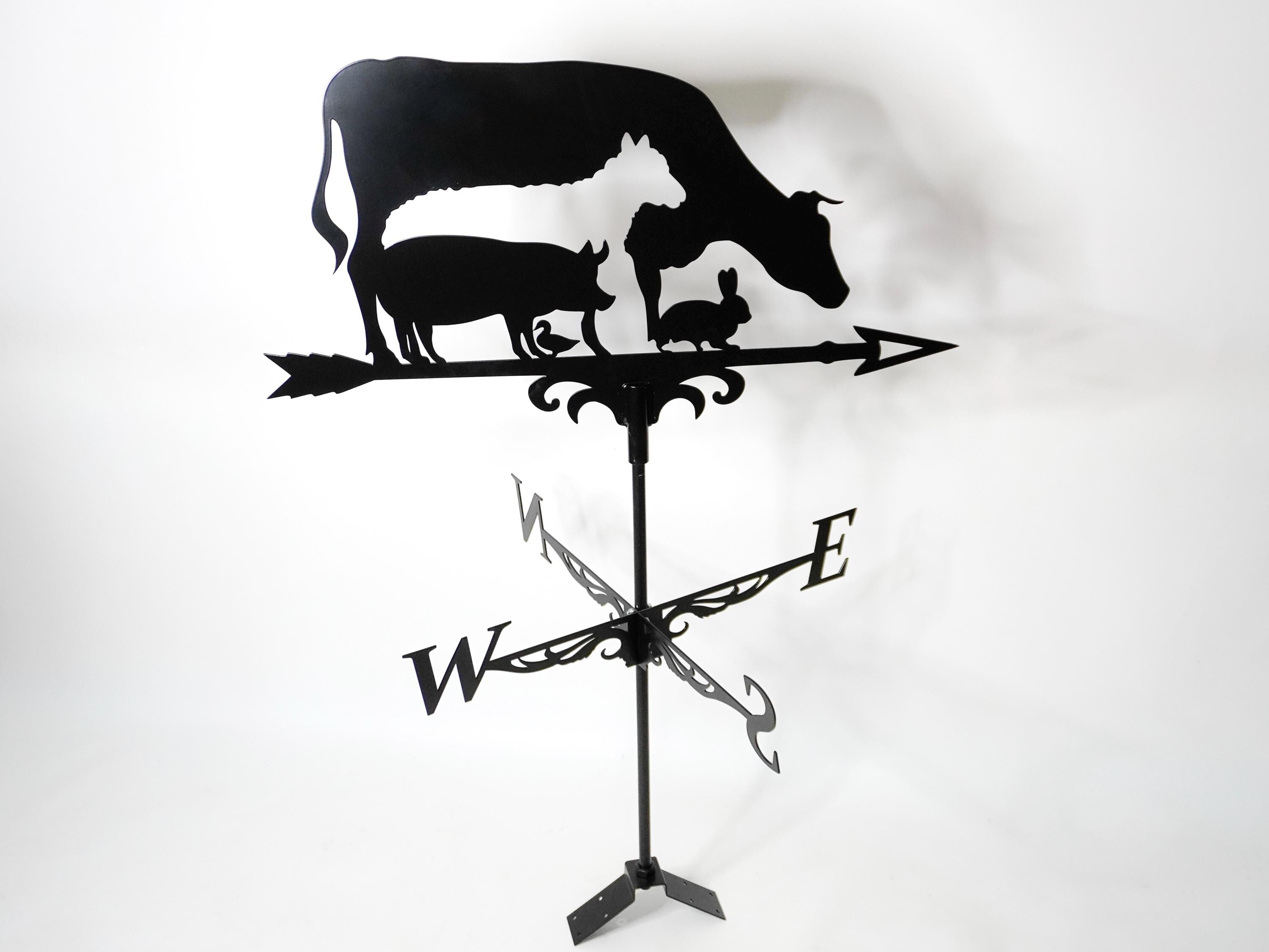 Farm Animals Metal Weathervane — 2