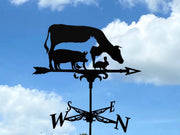 Farm Animals Metal Weathervane