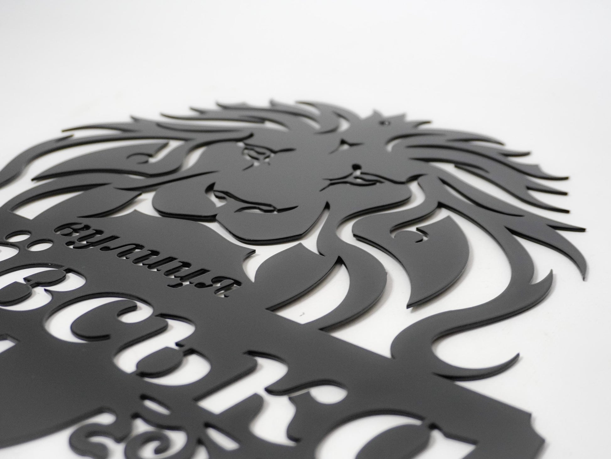 Lion House Number Sign — 3