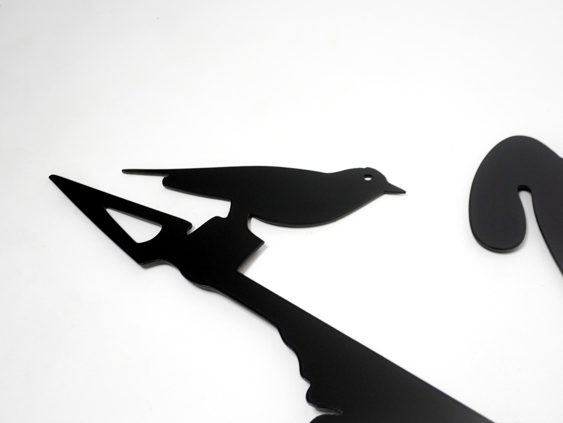 Metal Cat and Bird Weathervane — 4