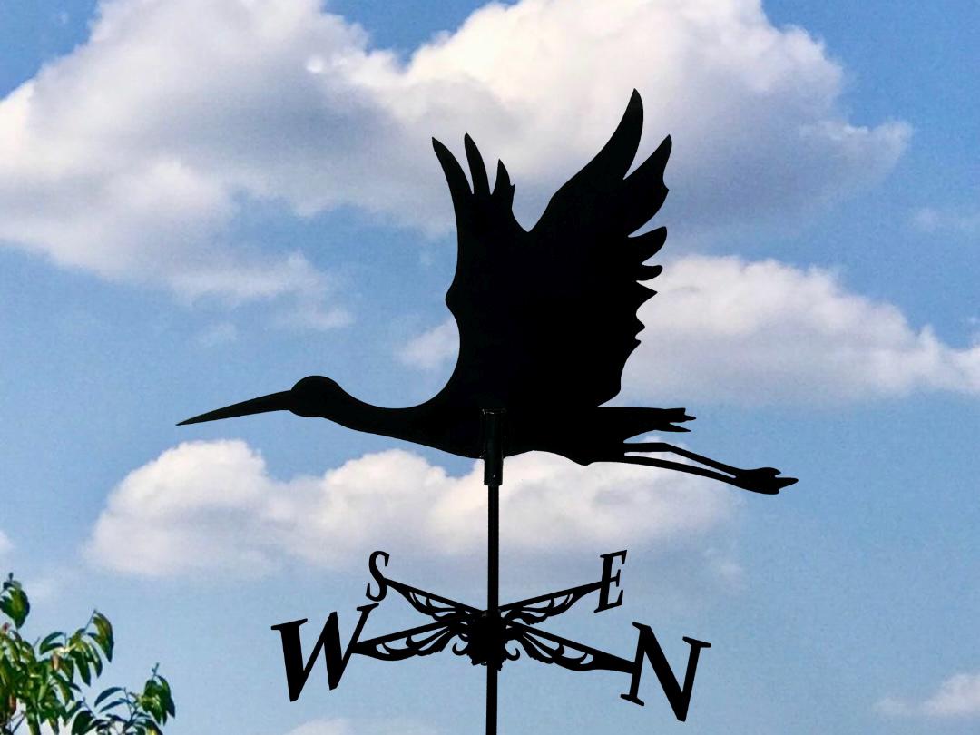 Custom Stork Weathervane