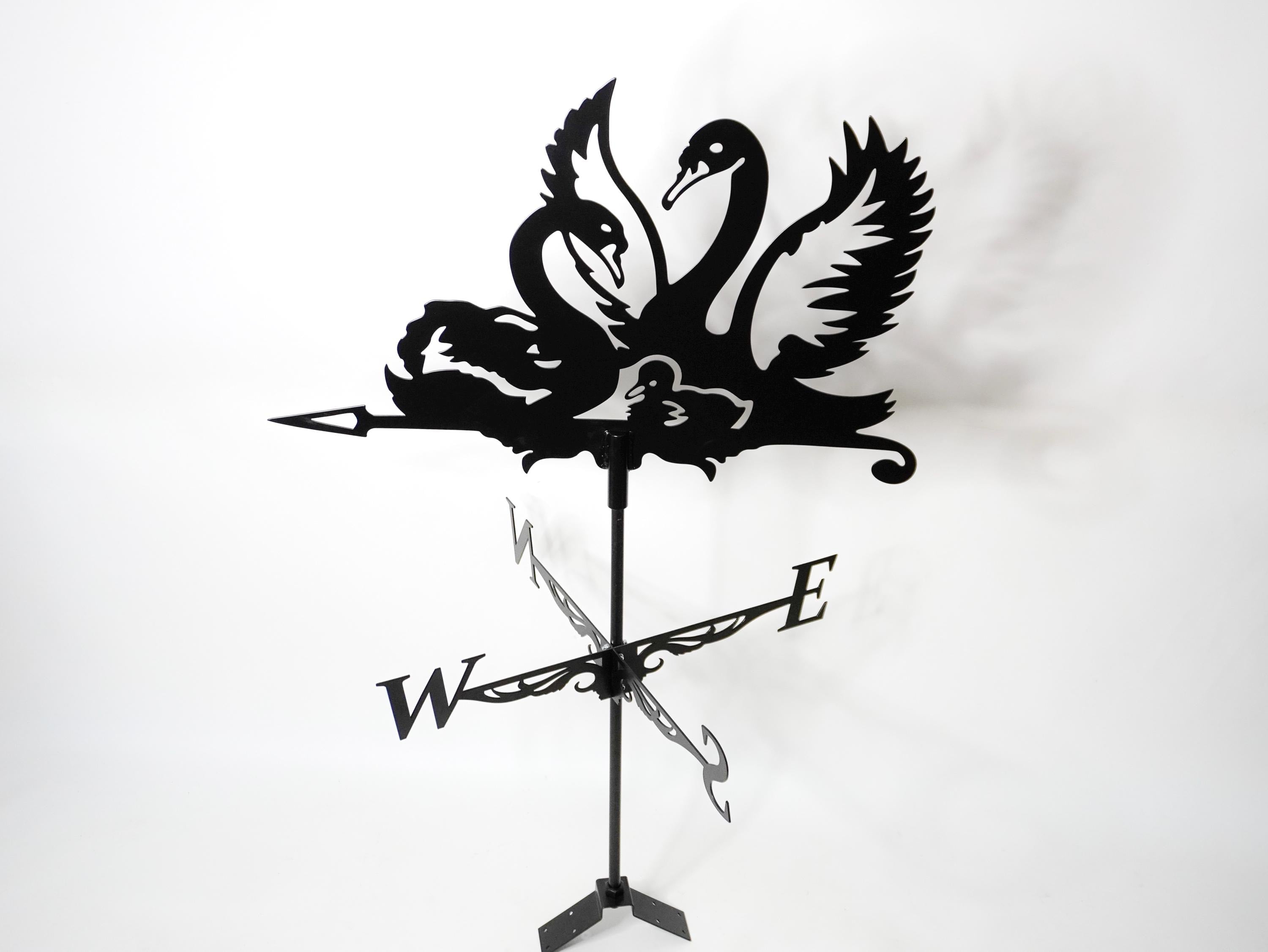 Swan Family Weathervane — 2