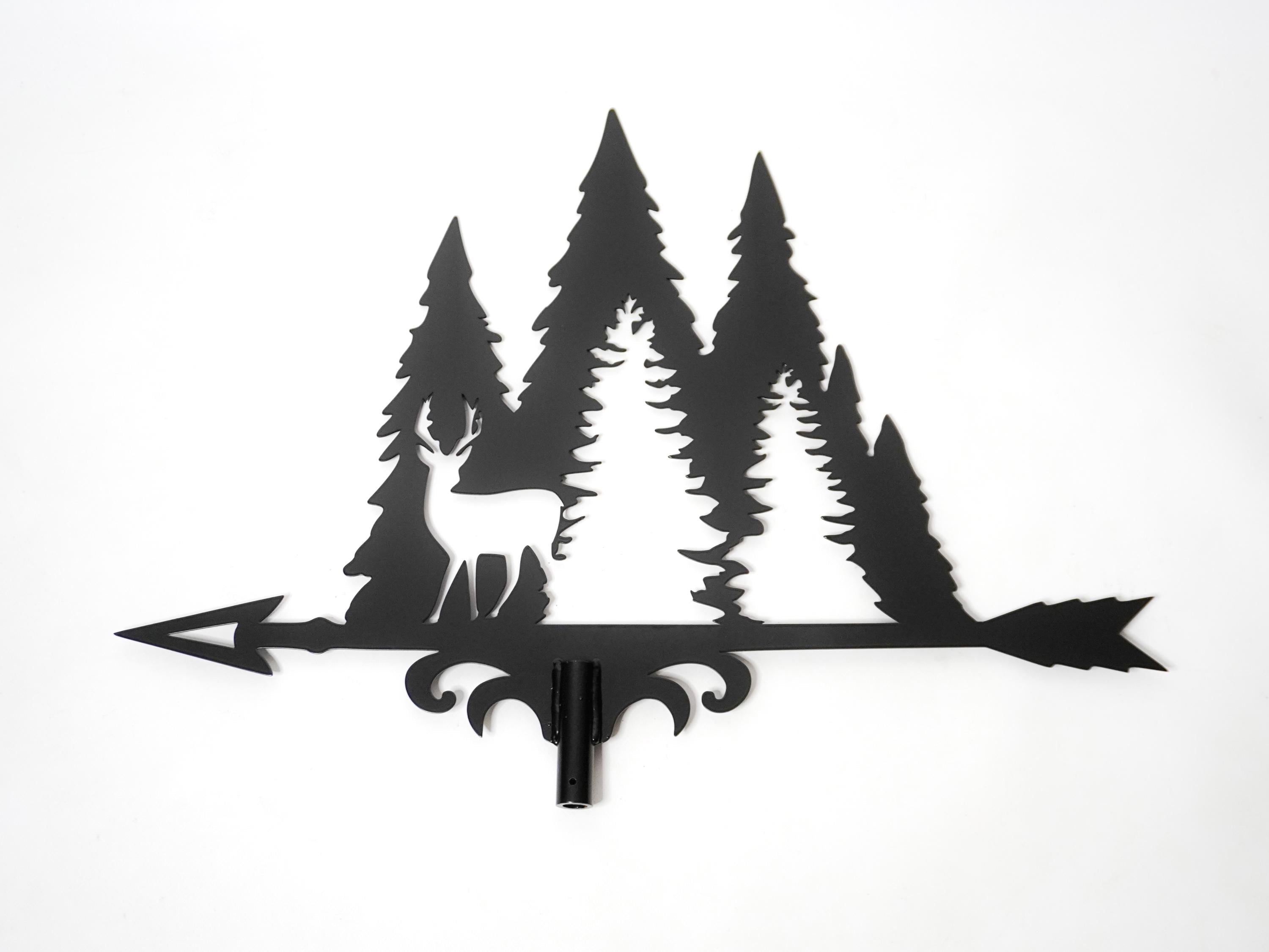 Deer Metal Weathervane — 3