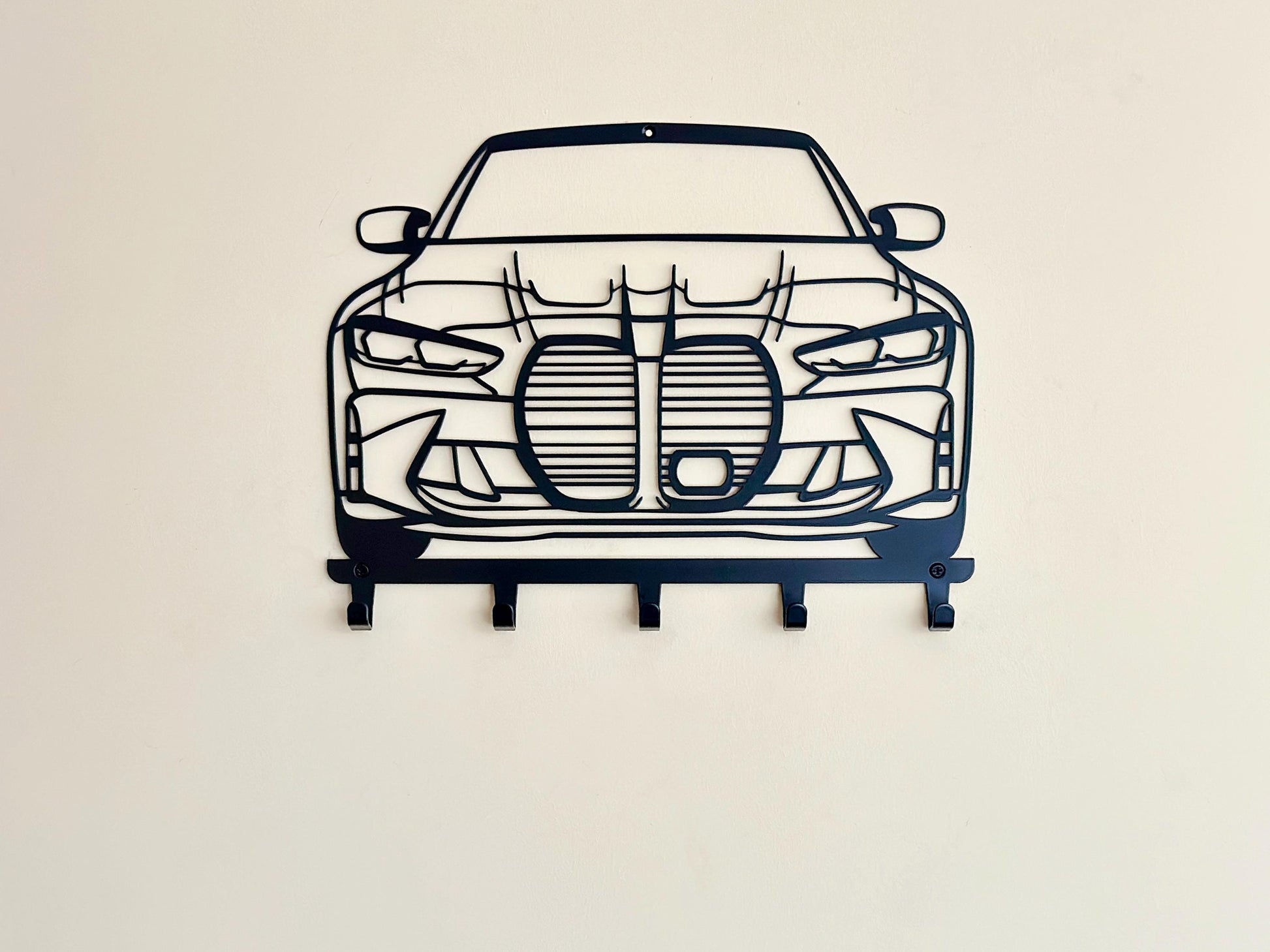 Metal Wall Mount For Keys & Clothes — 5