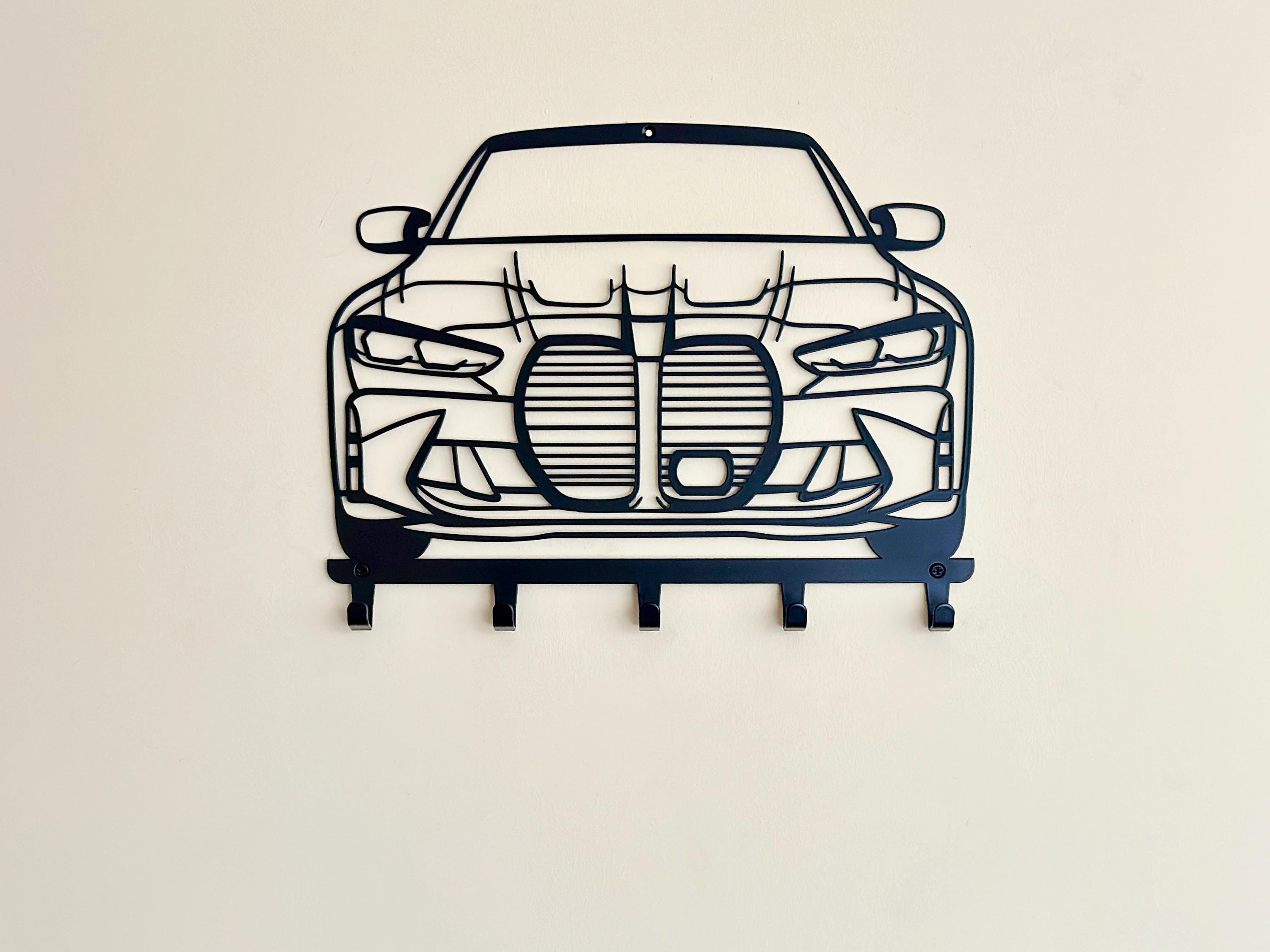 Metal Wall Mount For Keys & Clothes — 5