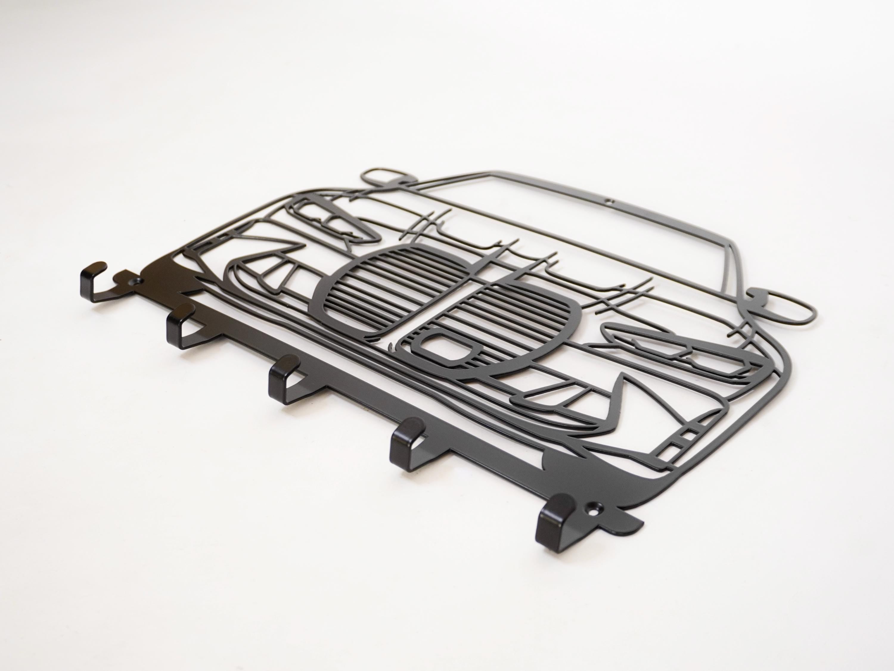 Metal Wall Mount For Keys & Clothes — 3