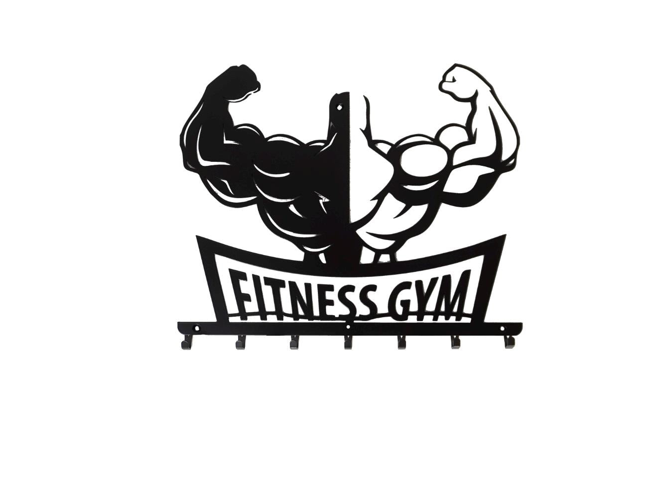 Metal Gym Coat Rack — 6