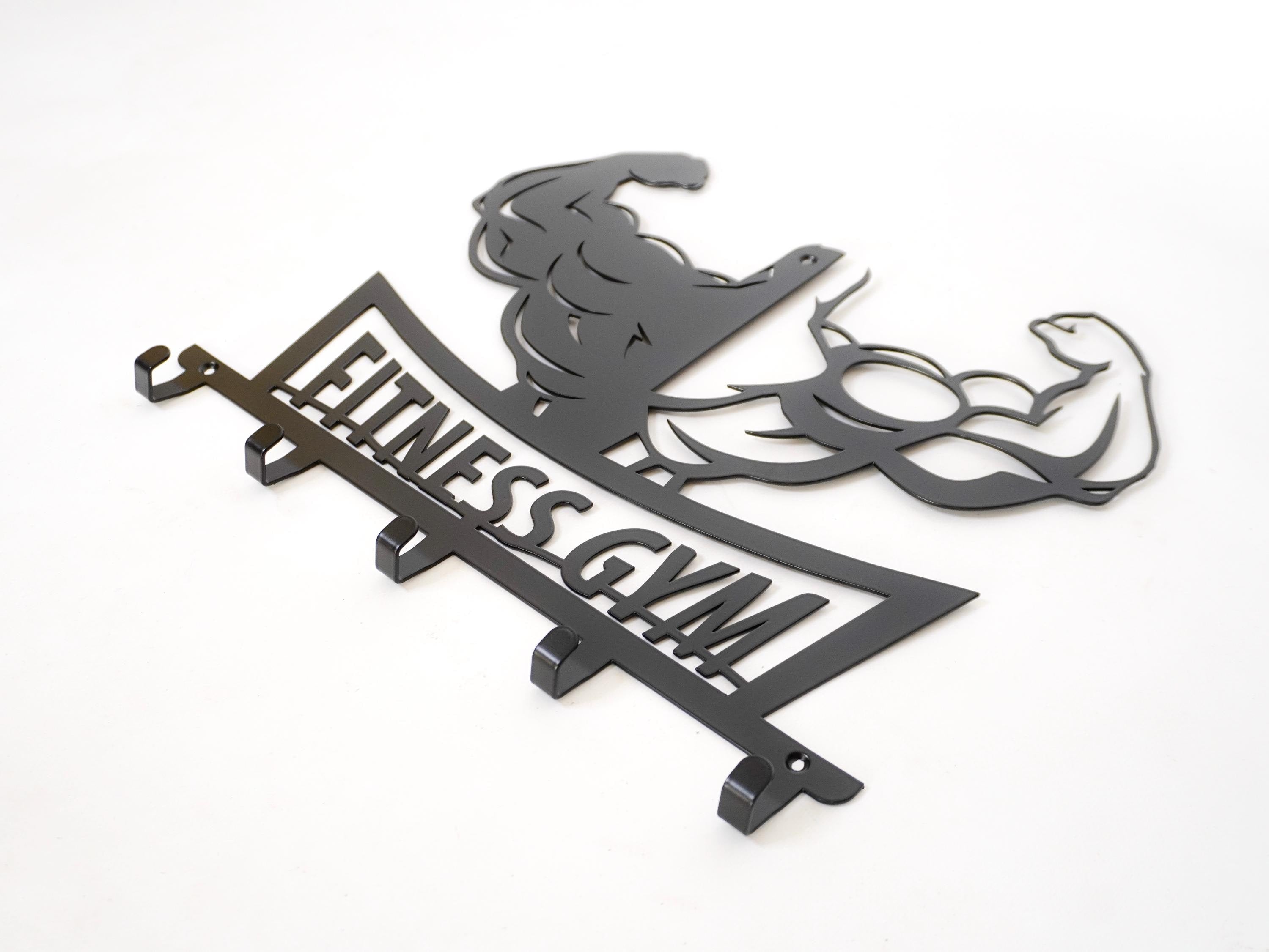 Metal Gym Coat Rack — 3