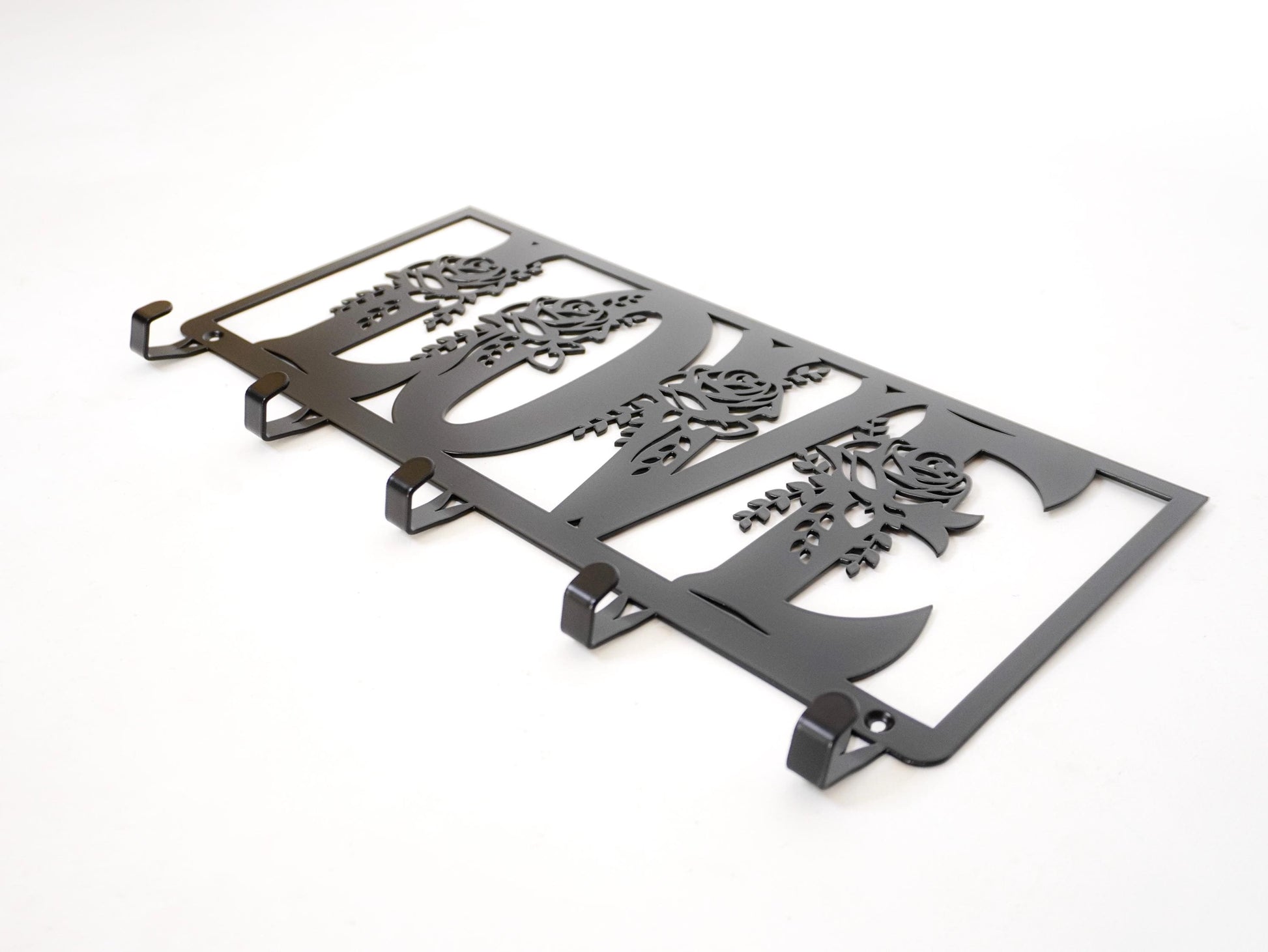 Metal Coat Rack with Hooks — 4