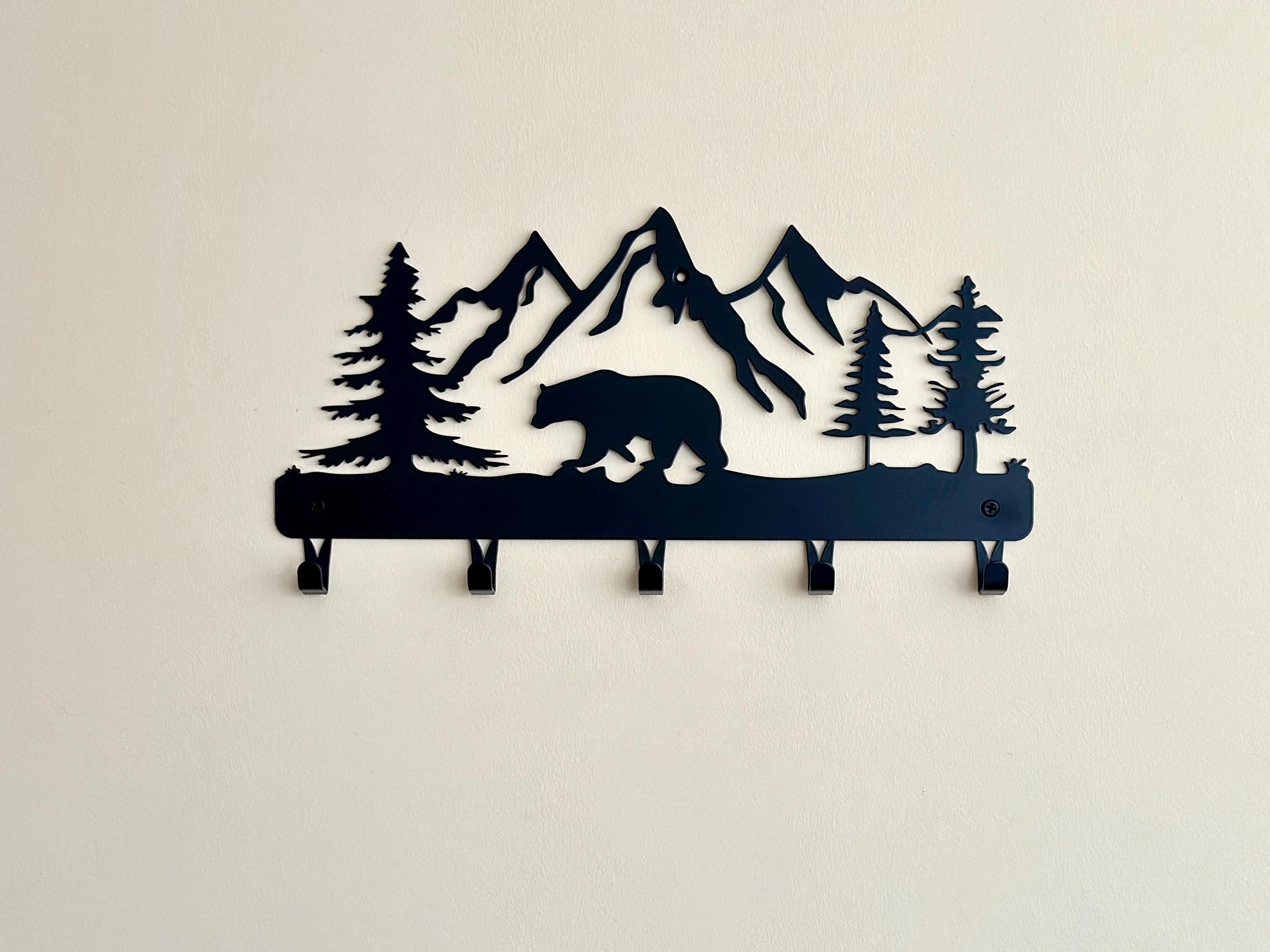 Metal Bear Coat Rack — 6