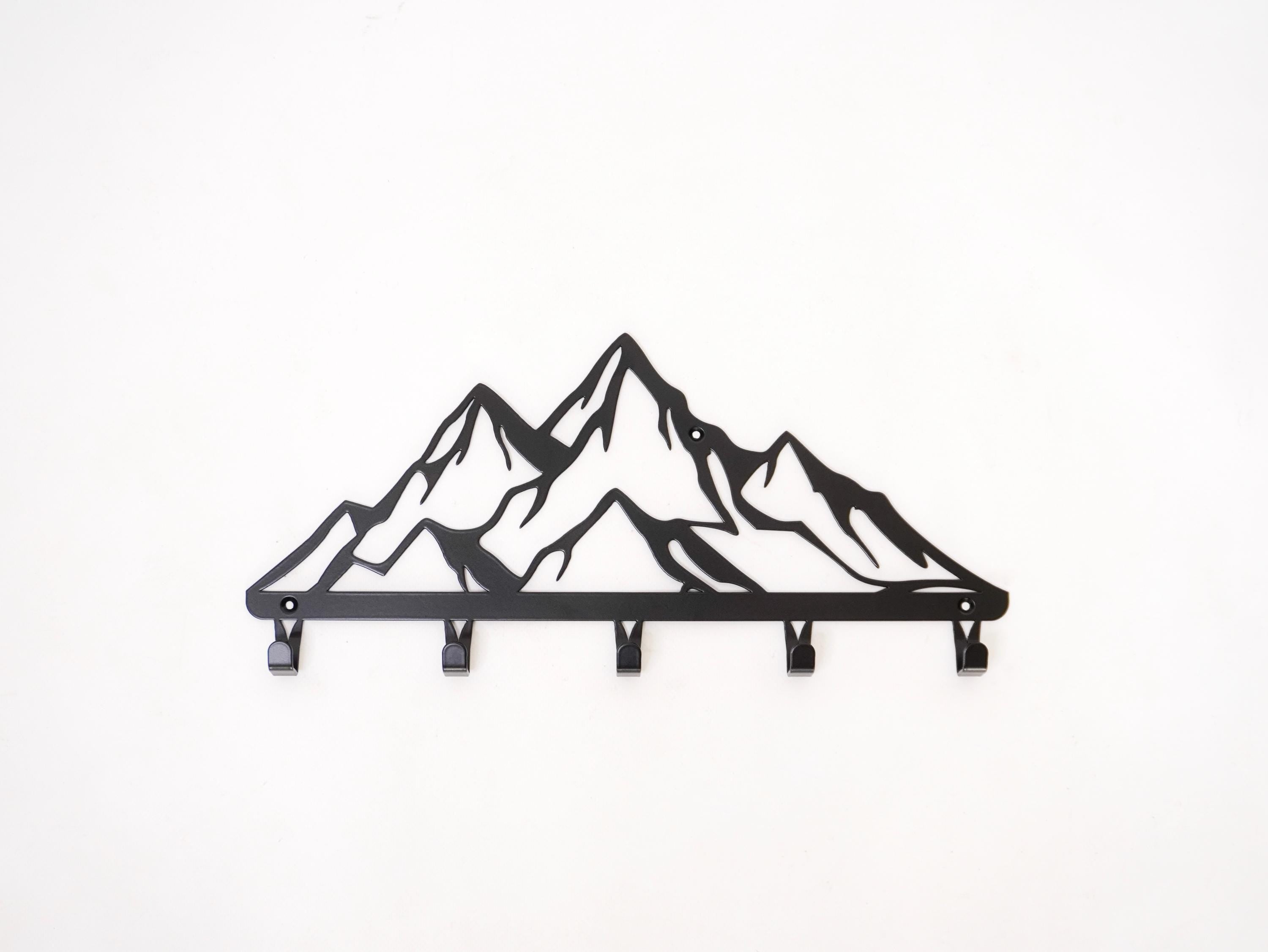 Mountain Metal Coat Rack — 3