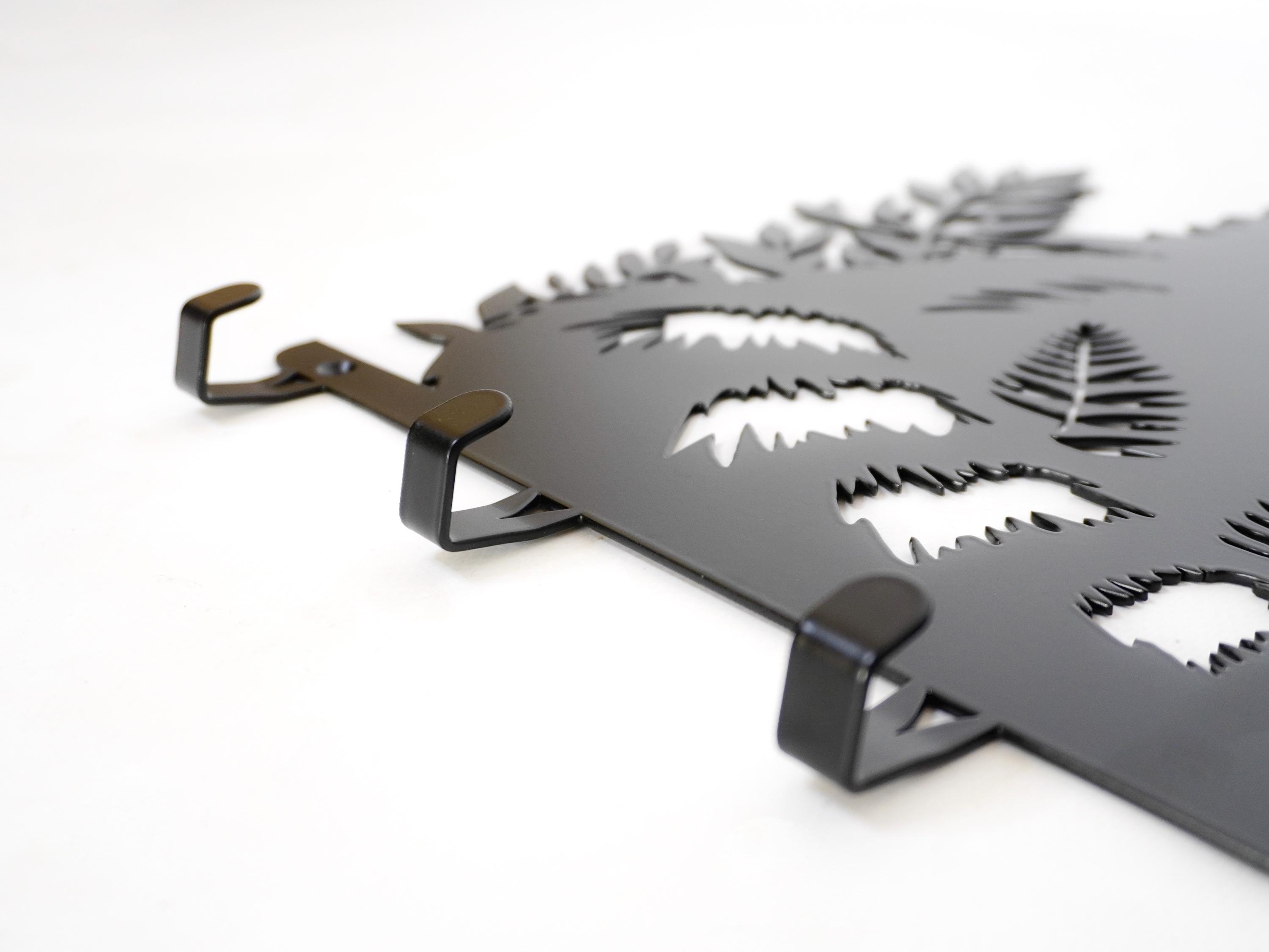 Raccoon Forest Metal Coat Rack — 4