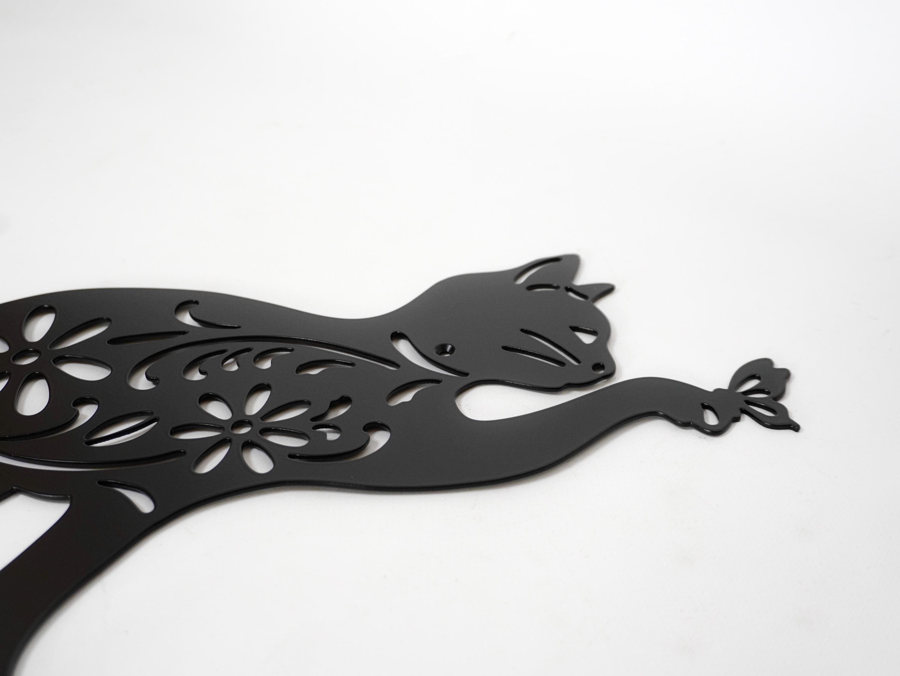 Metal Cat Butterfly Key Hanger — 4