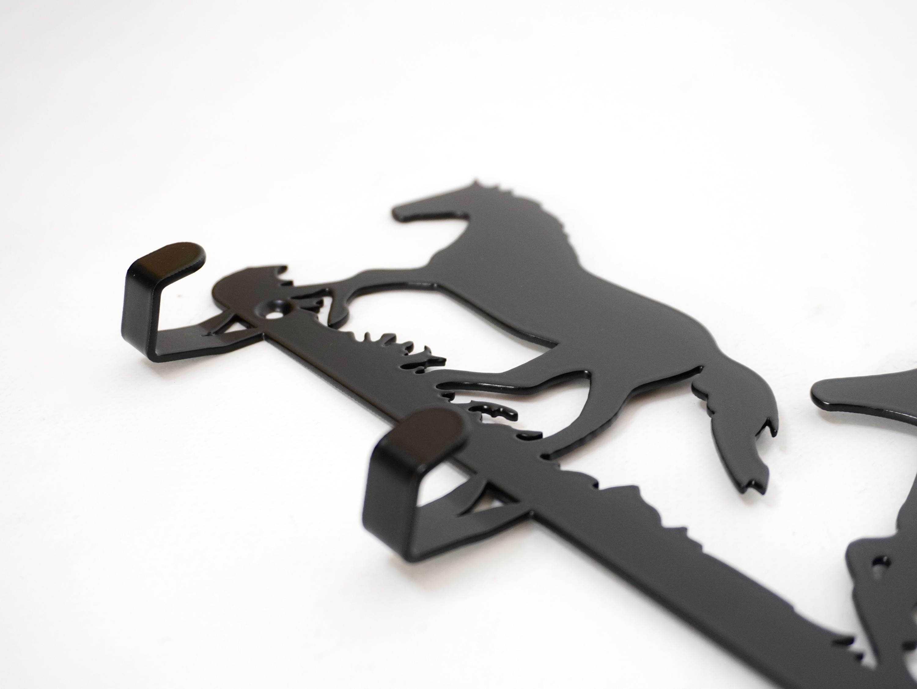 Horses Metal Coat Rack with Hooks — 5