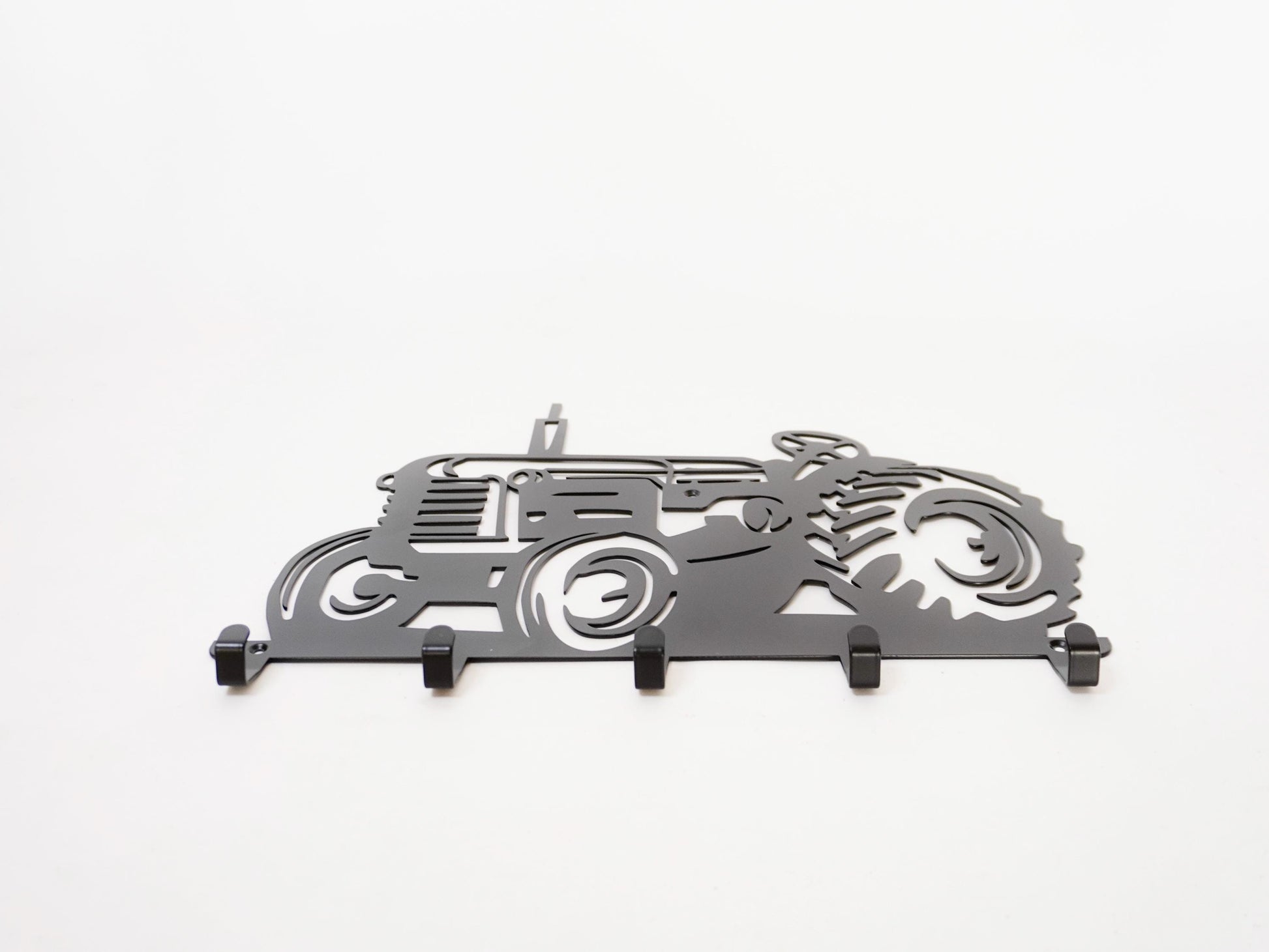 Tractor Coat & Key Rack with Hooks — 4