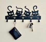 Metal Cat Coat Rack