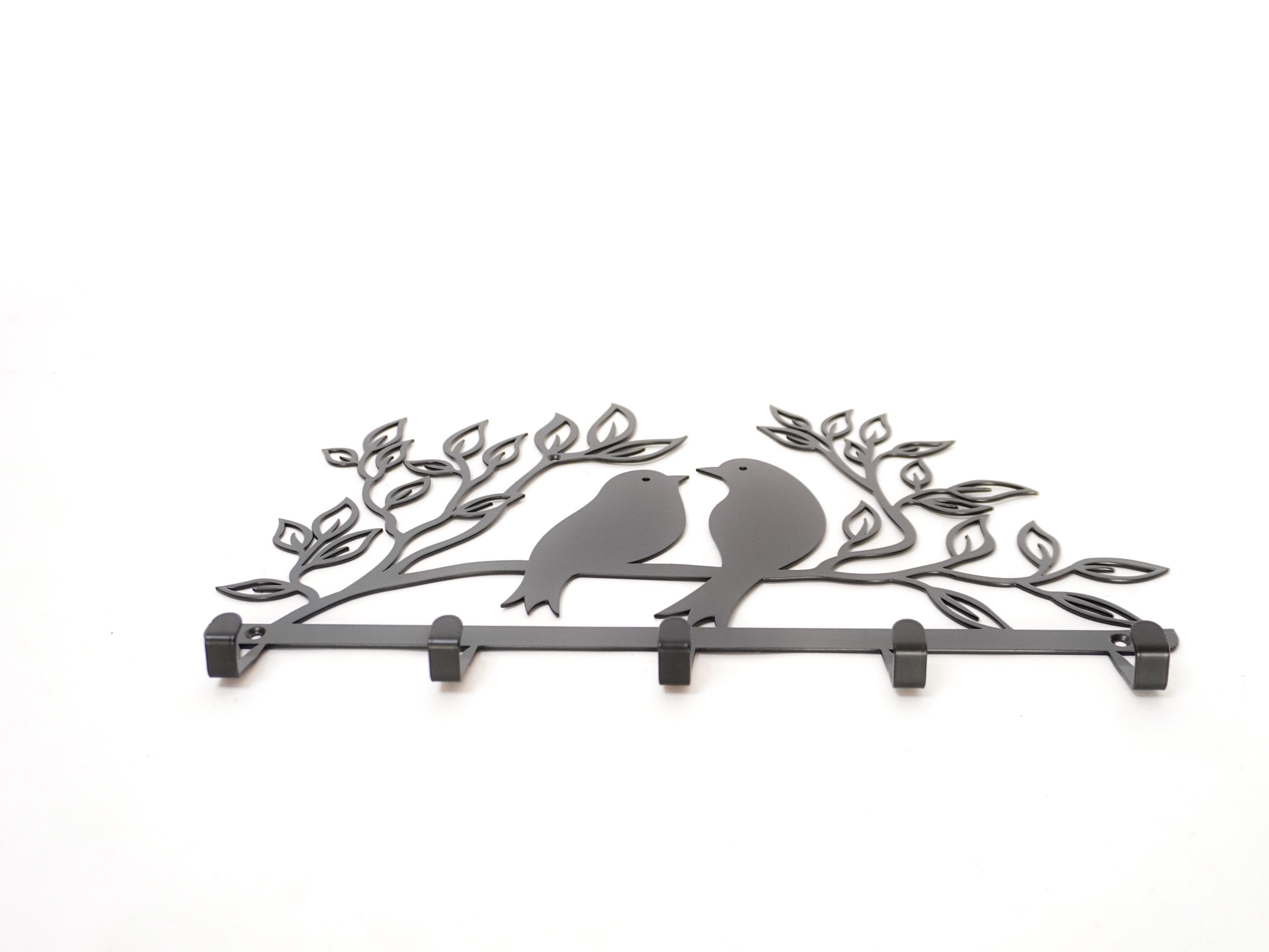 Metal Bird Branch Coat Rack — 3