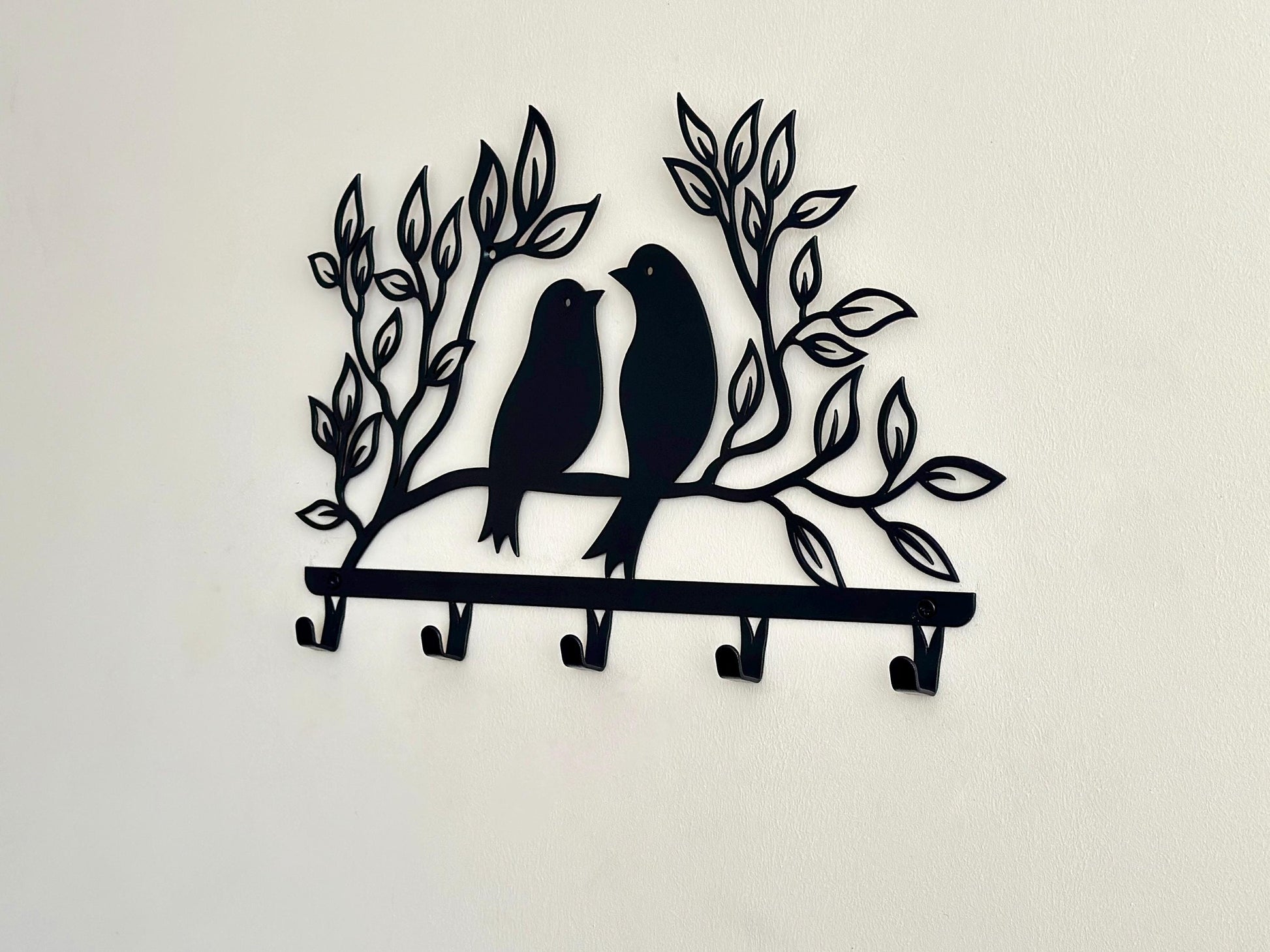 Metal Bird Branch Coat Rack — 6