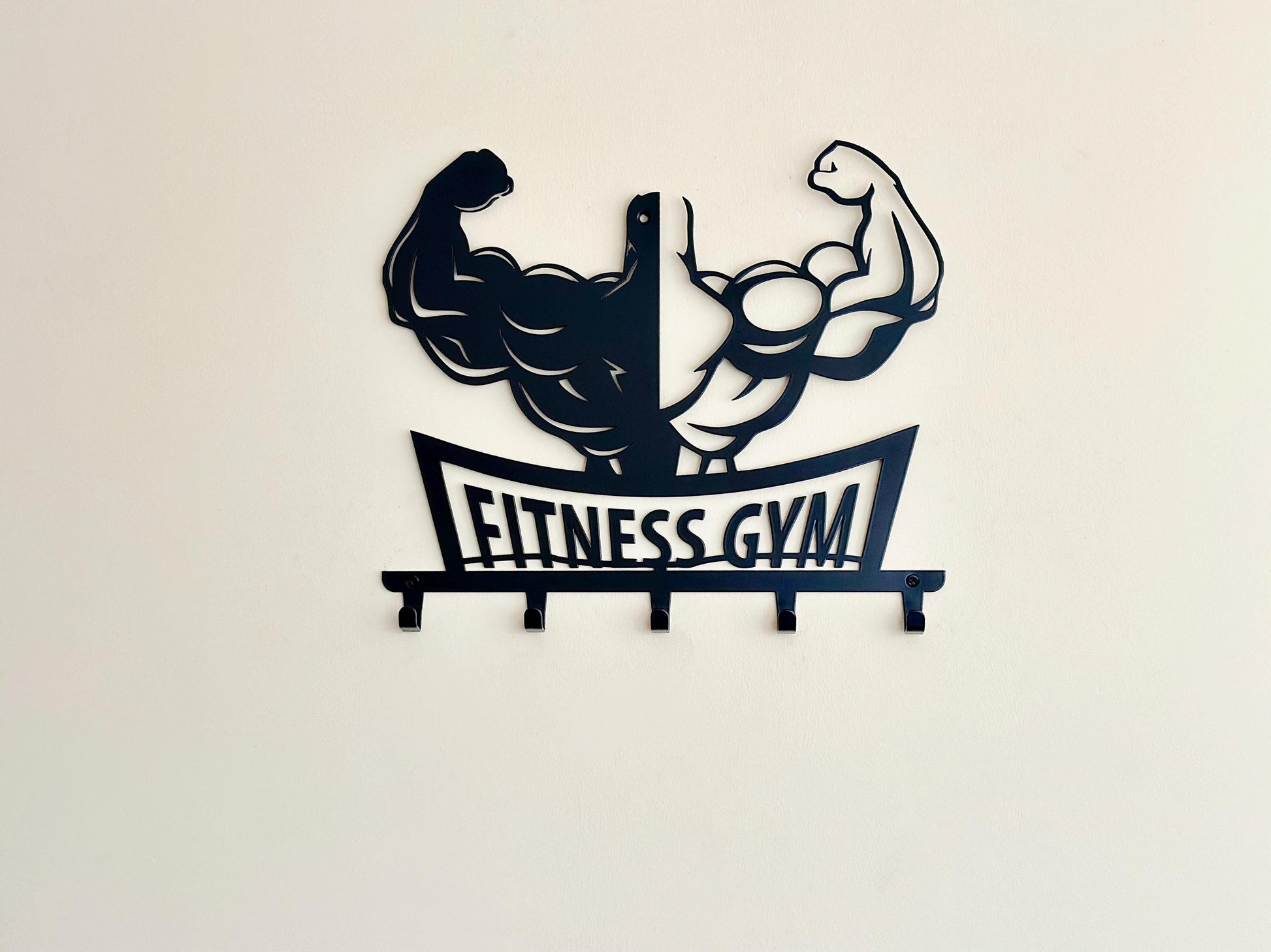 Metal Gym Coat Rack — 5