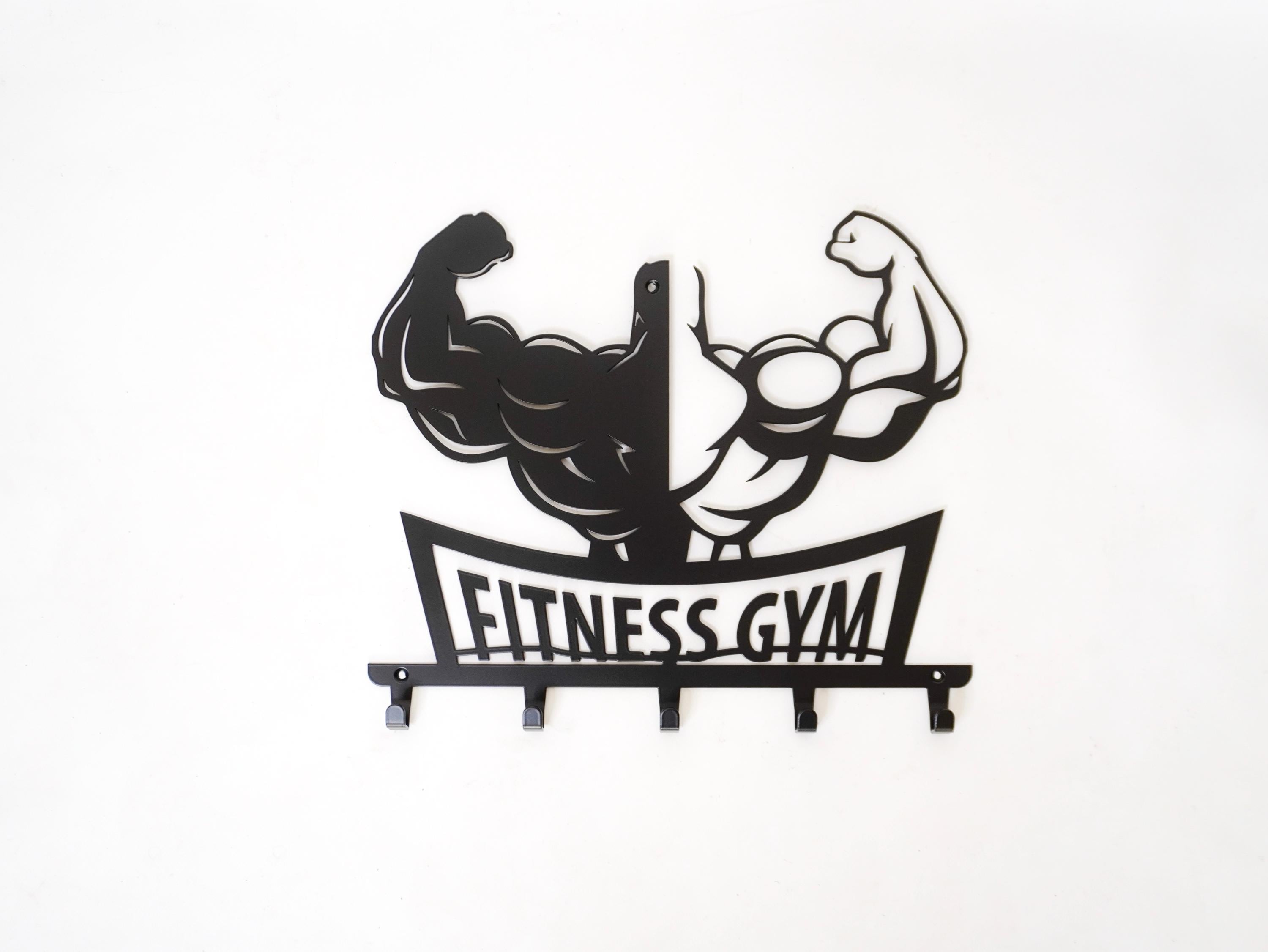 Metal Gym Coat Rack — 2