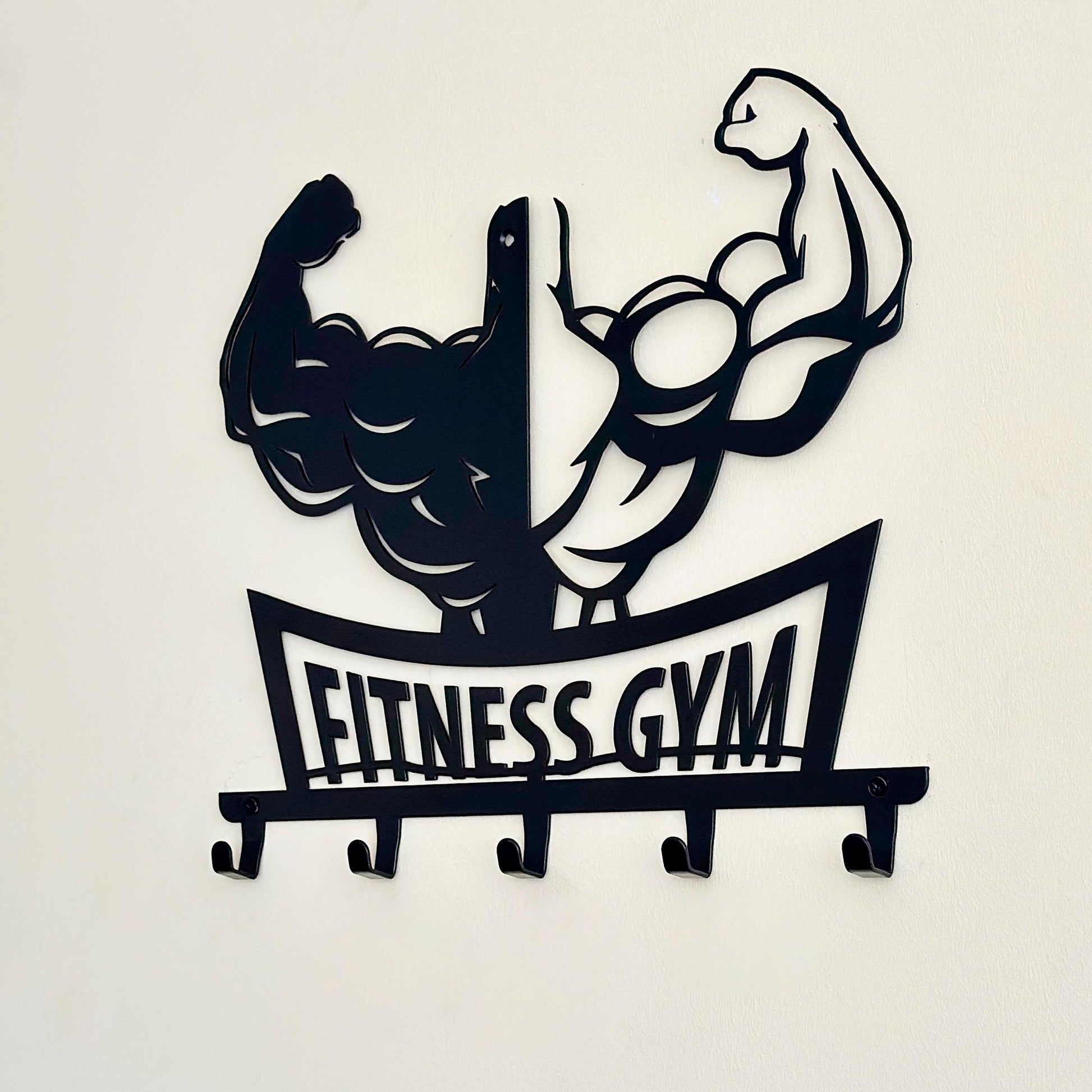 Metal Gym Coat Rack