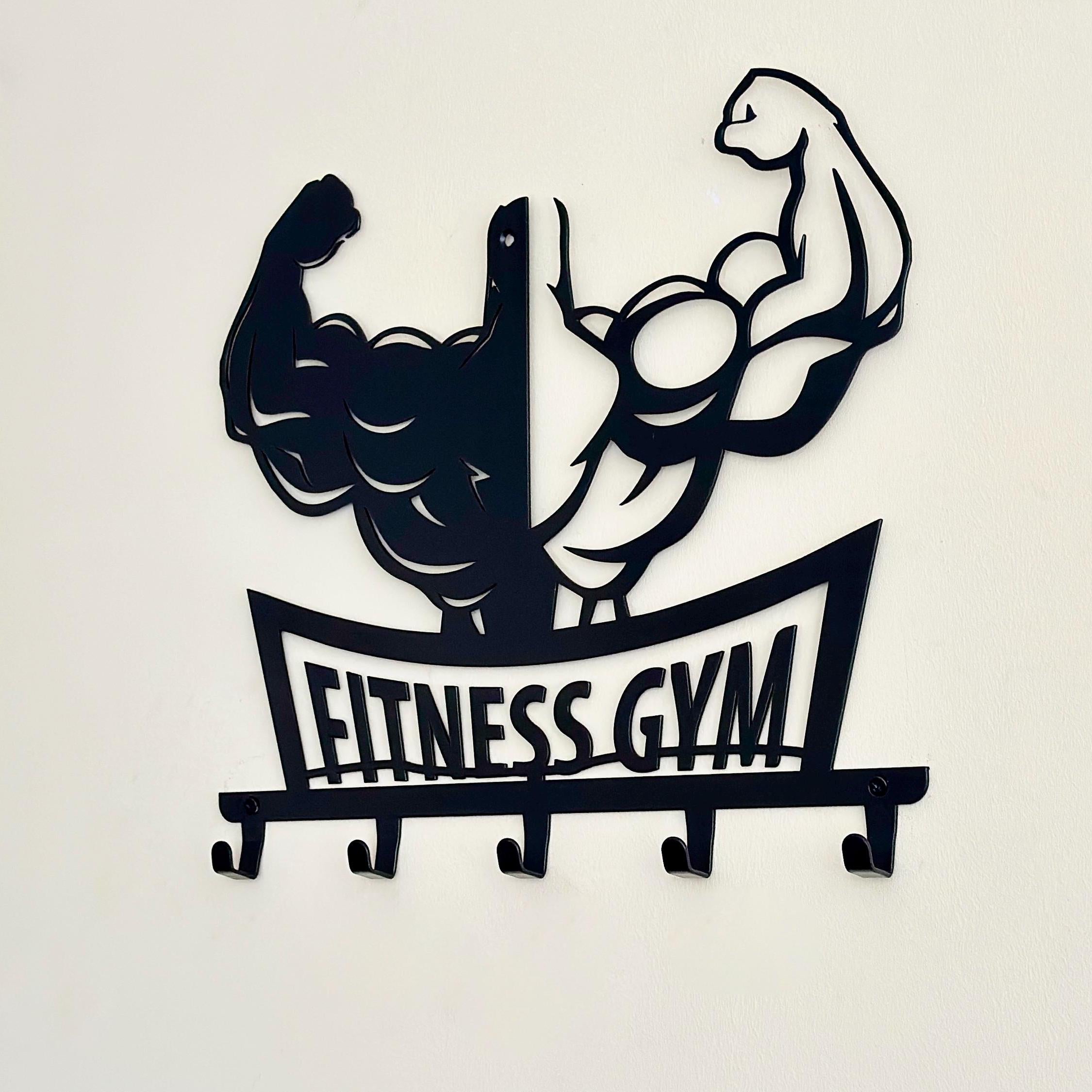 Metal Gym Coat Rack