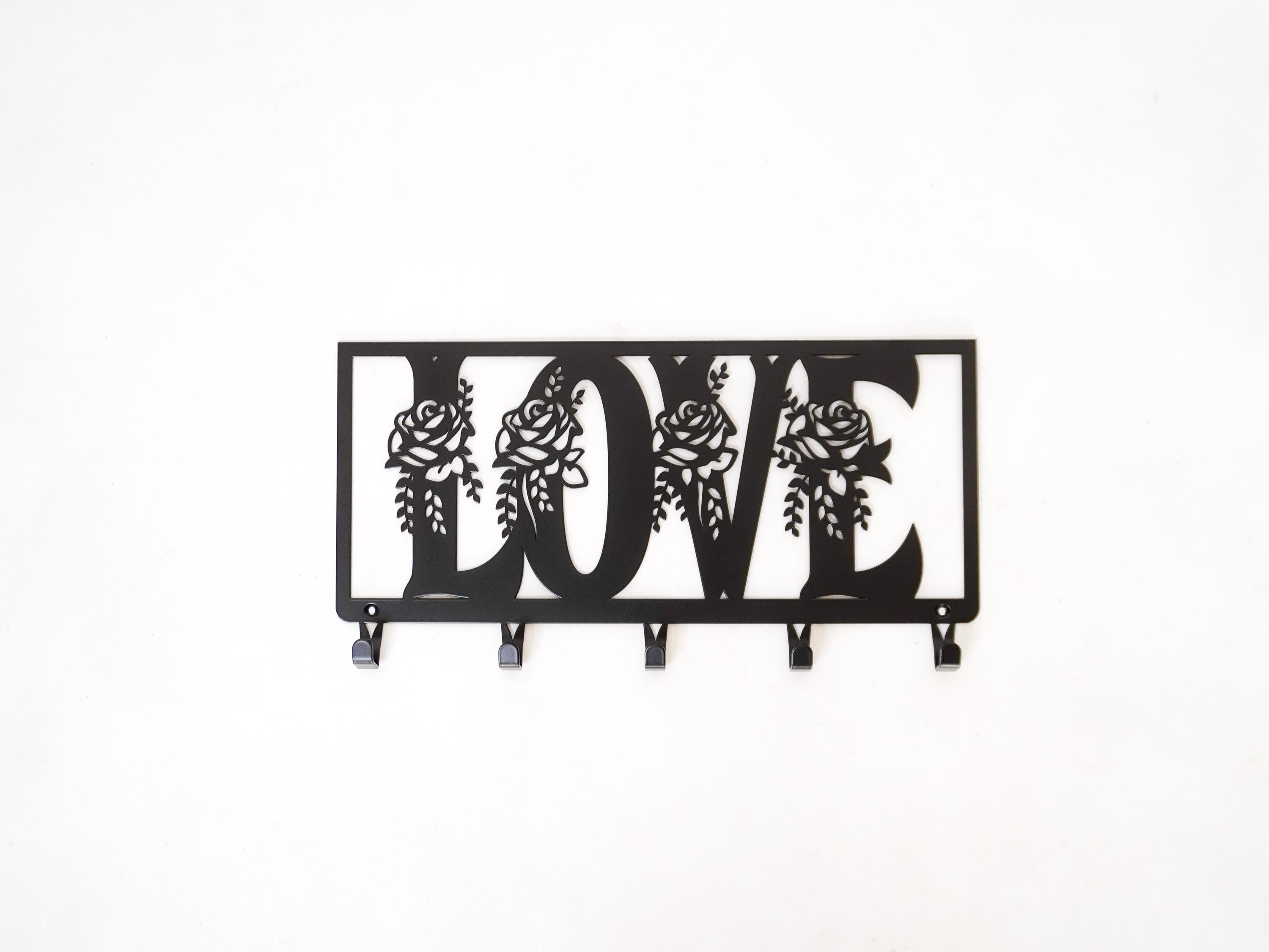 Metal Coat Rack with Hooks — 3