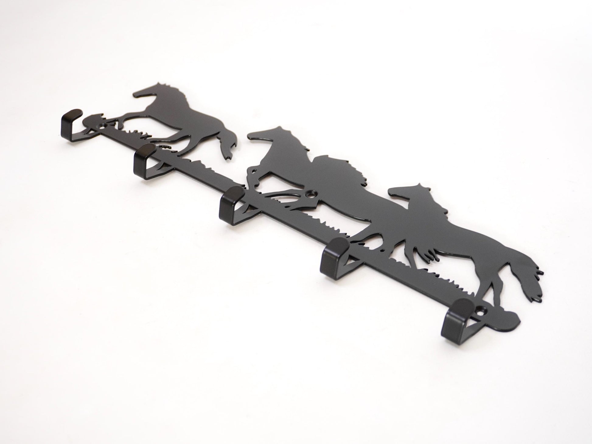 Horses Metal Coat Rack with Hooks — 4