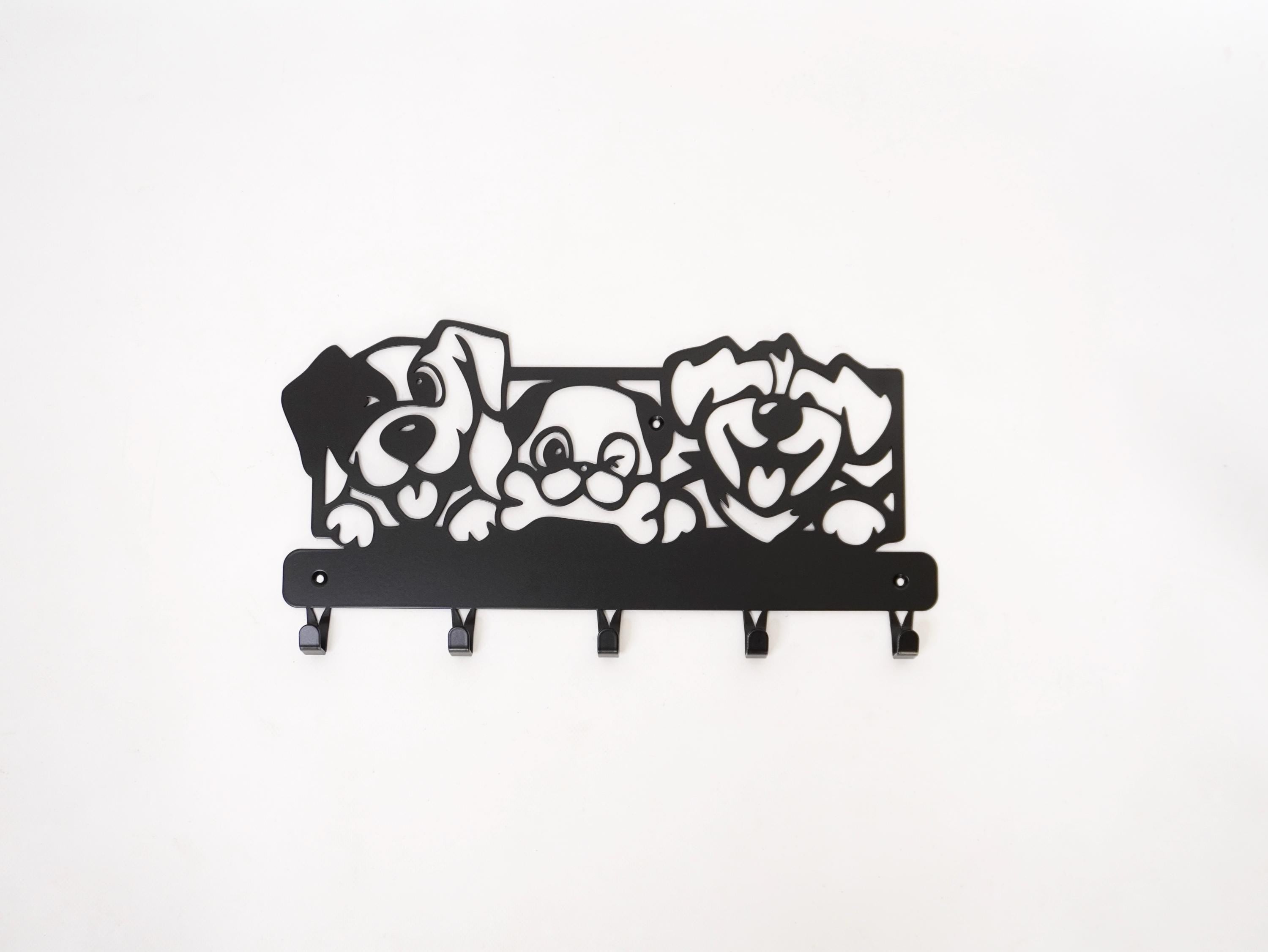 Dogs Wall Mounted Coat Rack — 2