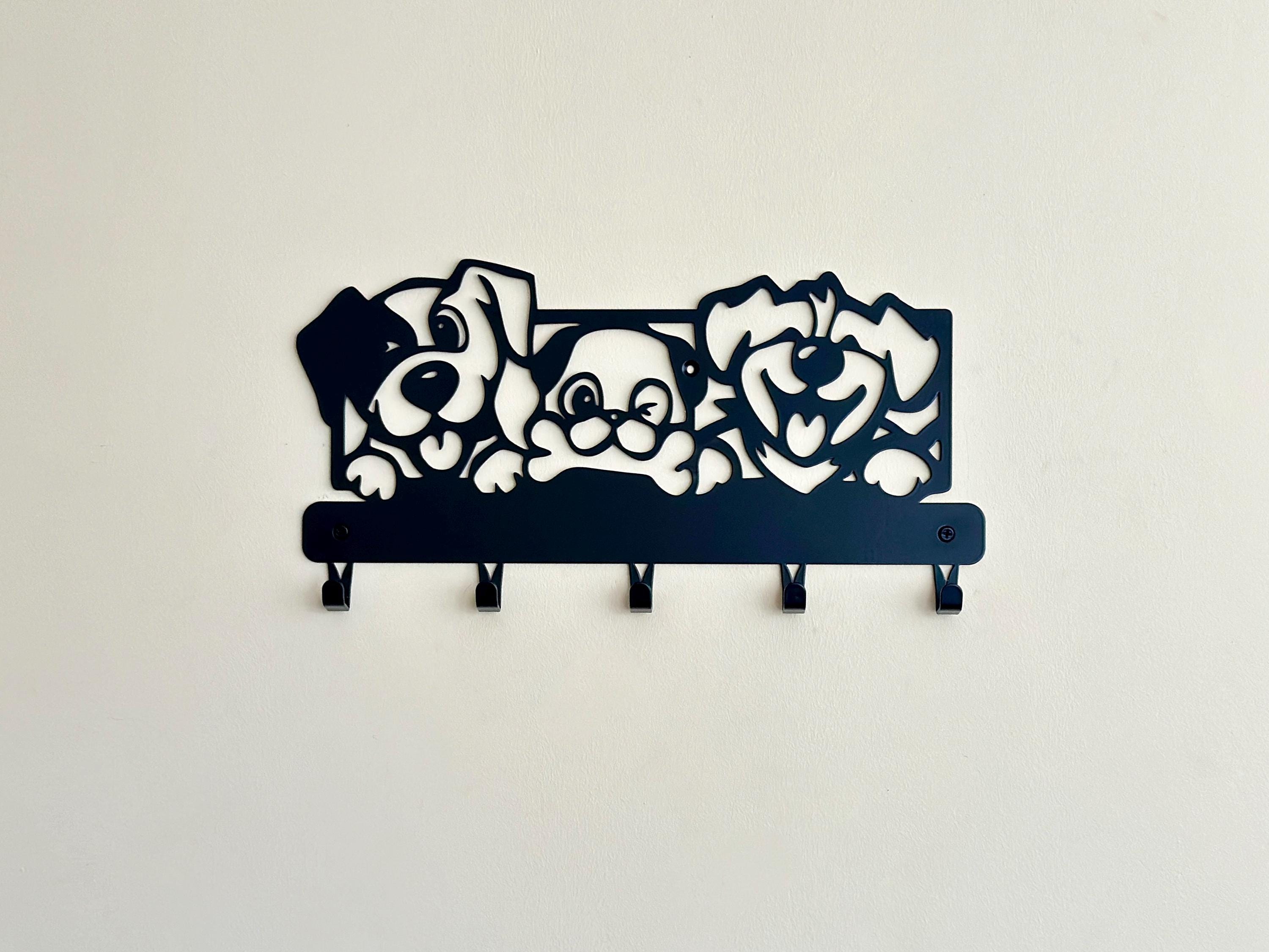Dogs Wall Mounted Coat Rack — 5