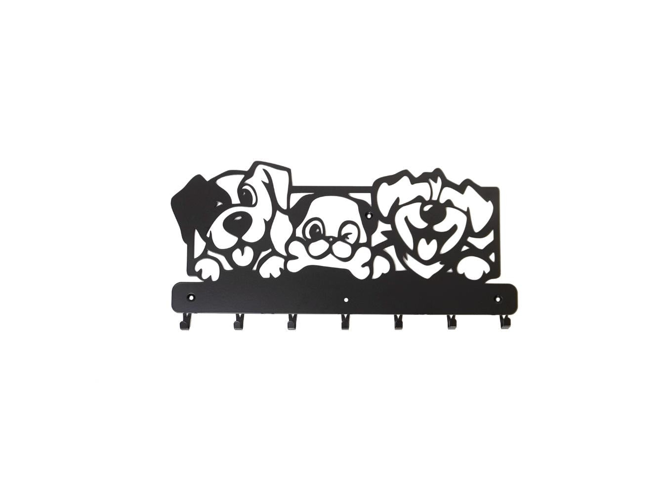 Dogs Wall Mounted Coat Rack — 8