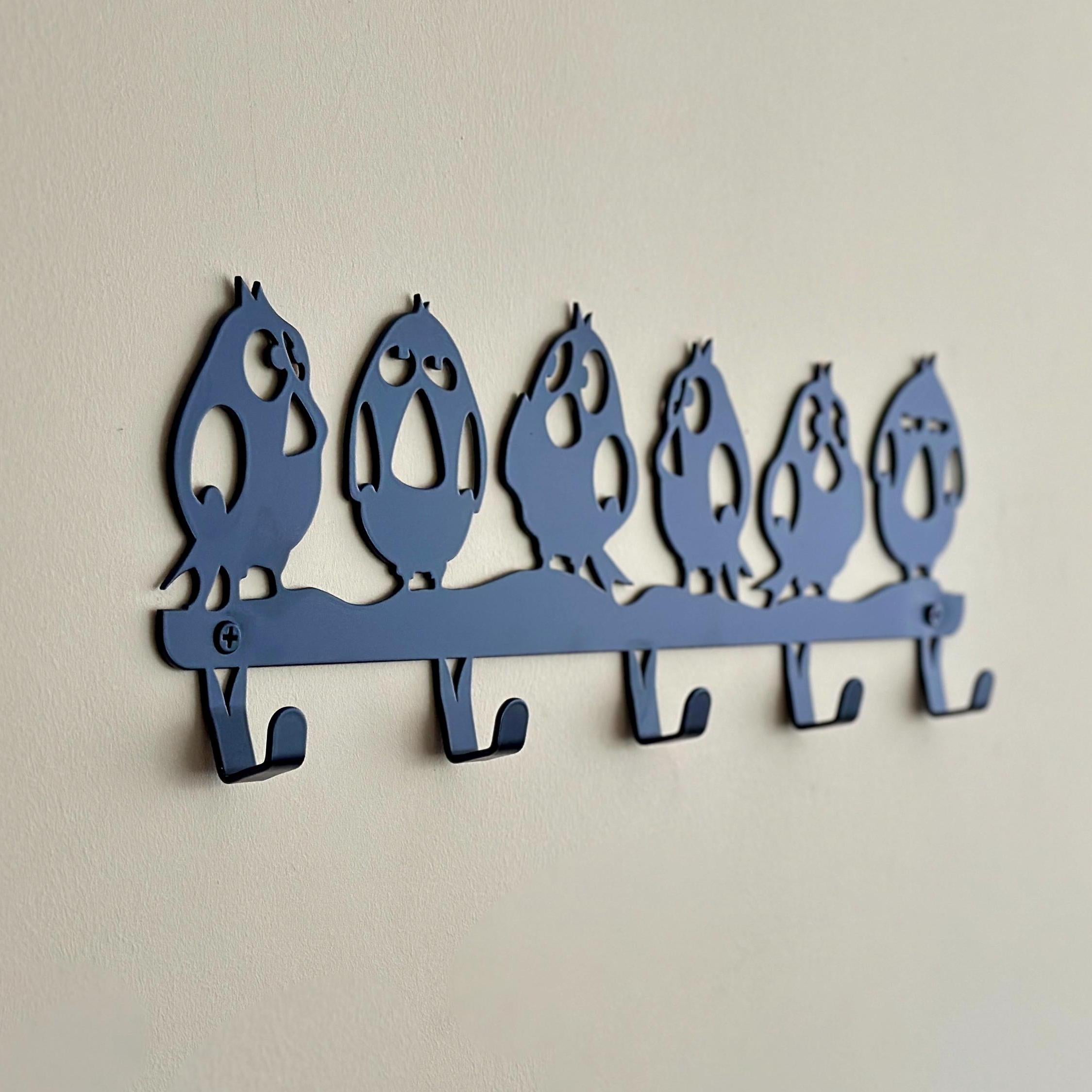 Metal Bird Coat Rack