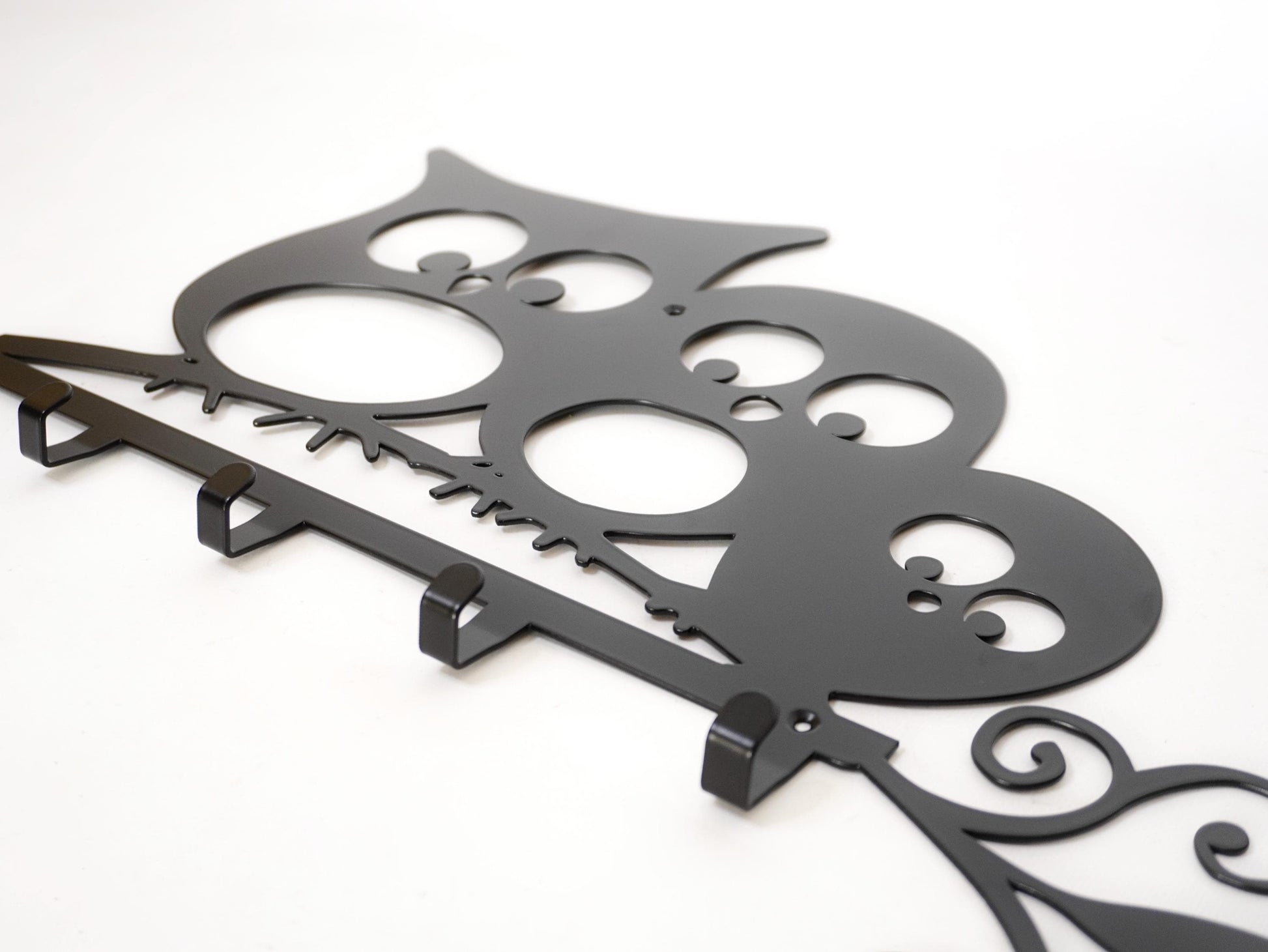 Owl Family Metal Key Hanger — 4