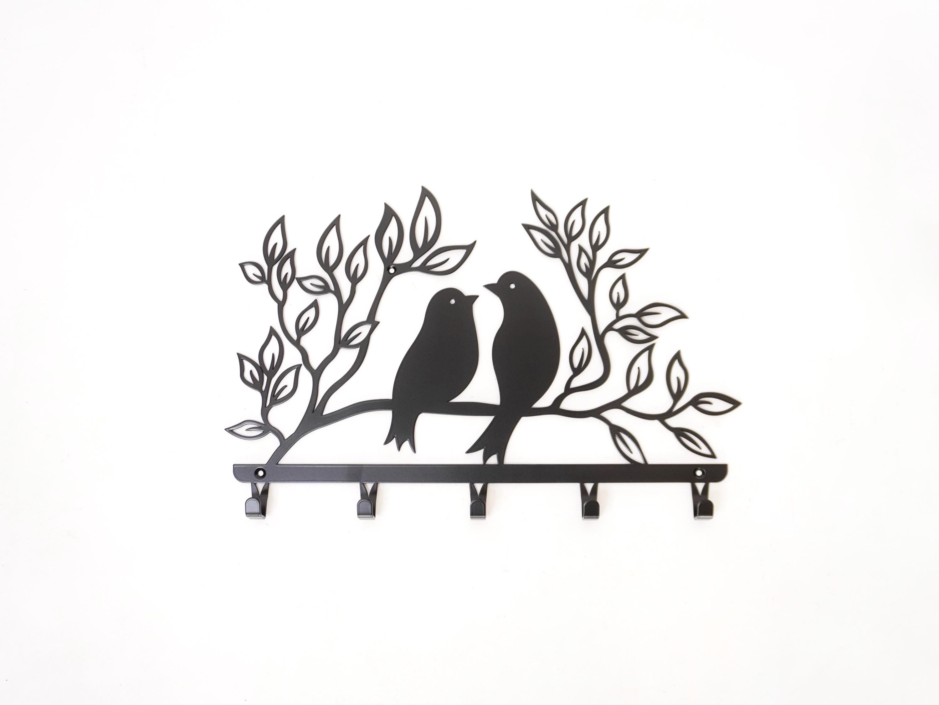 Metal Bird Branch Coat Rack — 2