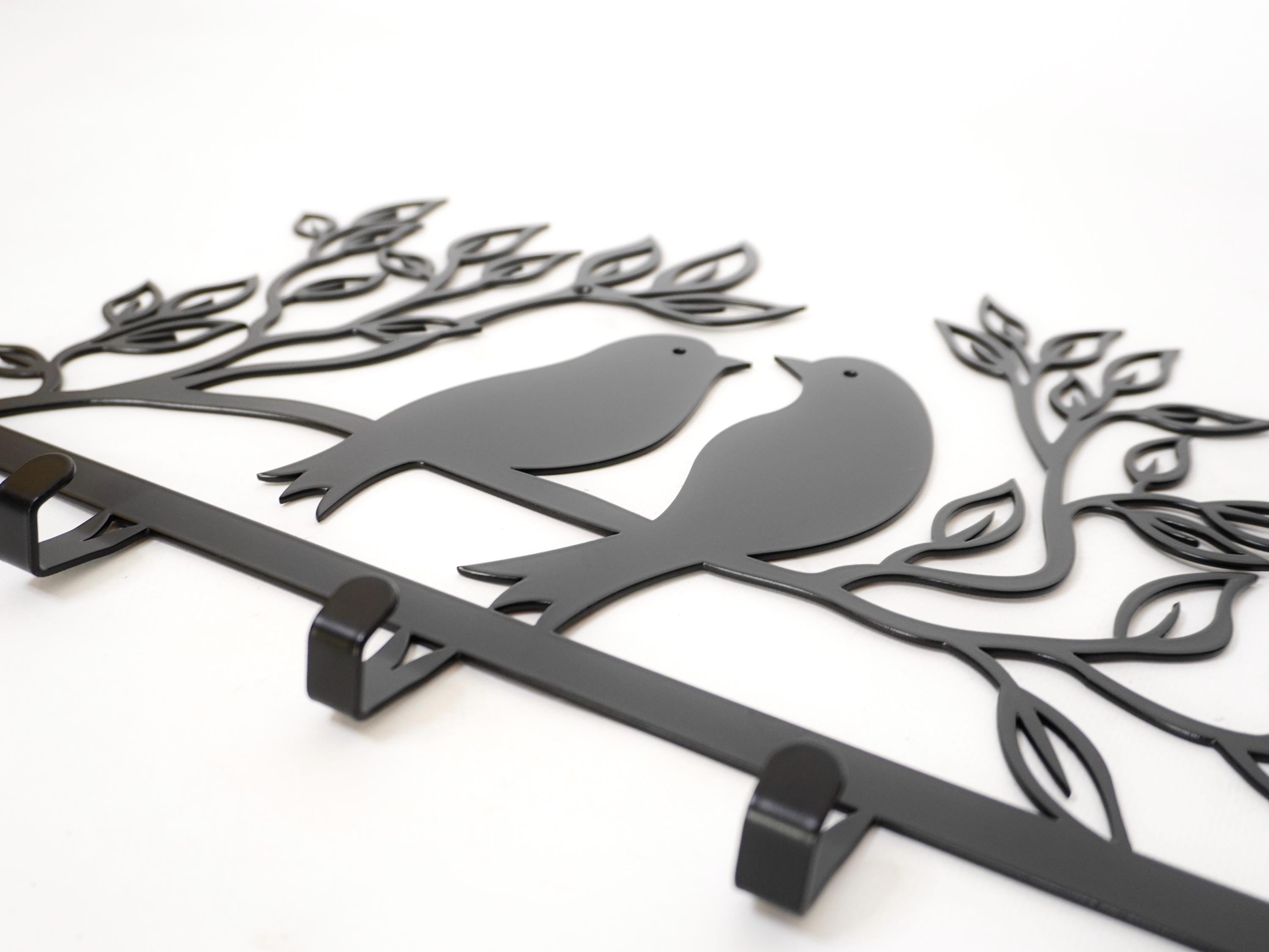 Metal Bird Branch Coat Rack — 4