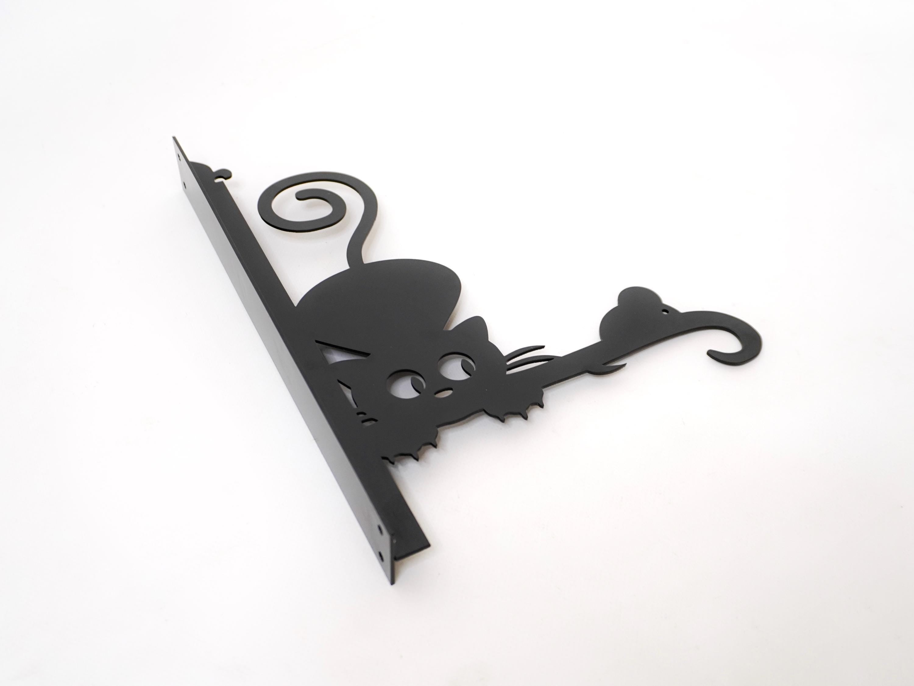 Cat and mouse plant hanger — 8