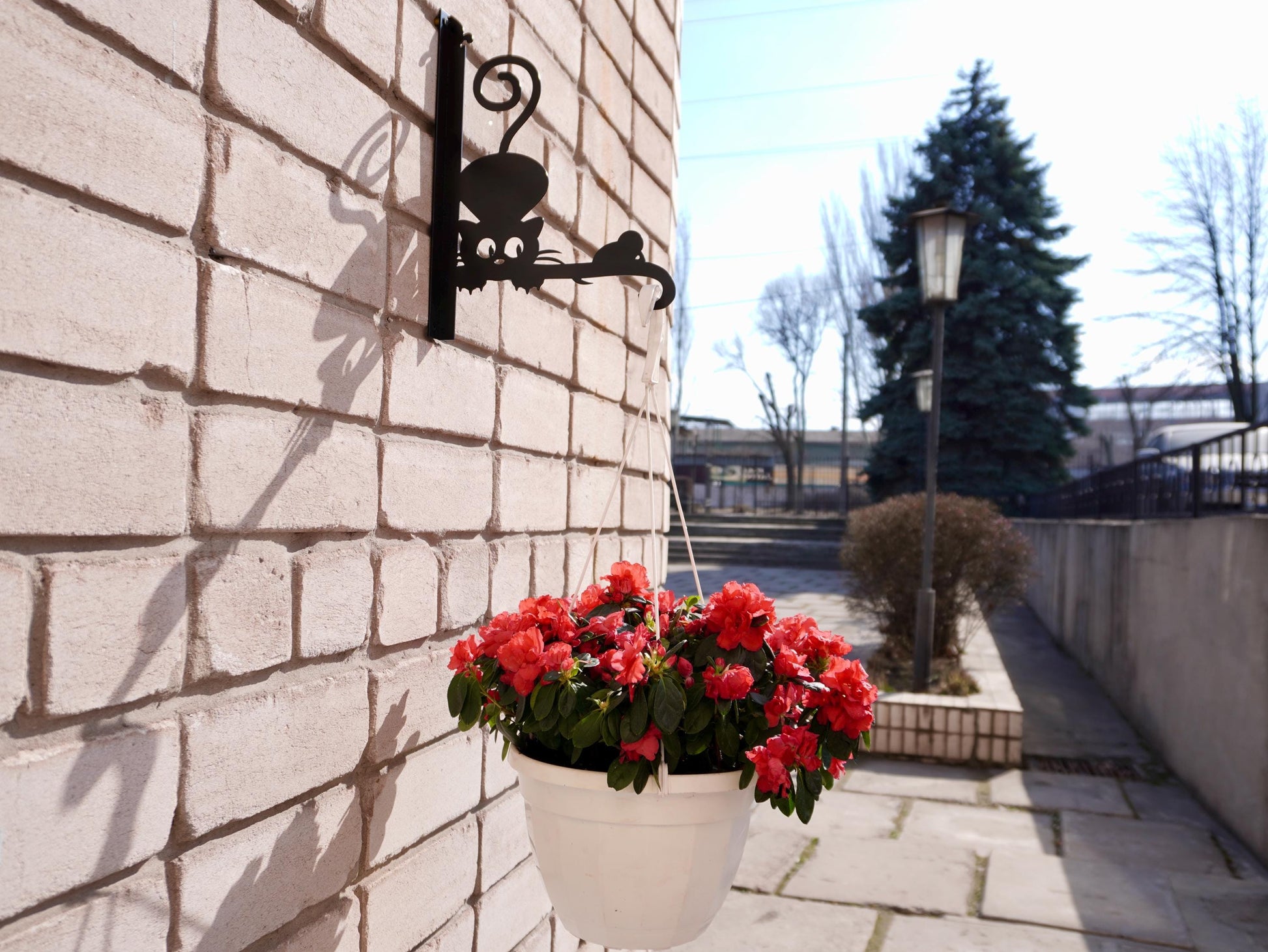 Cat and mouse plant hanger — 2