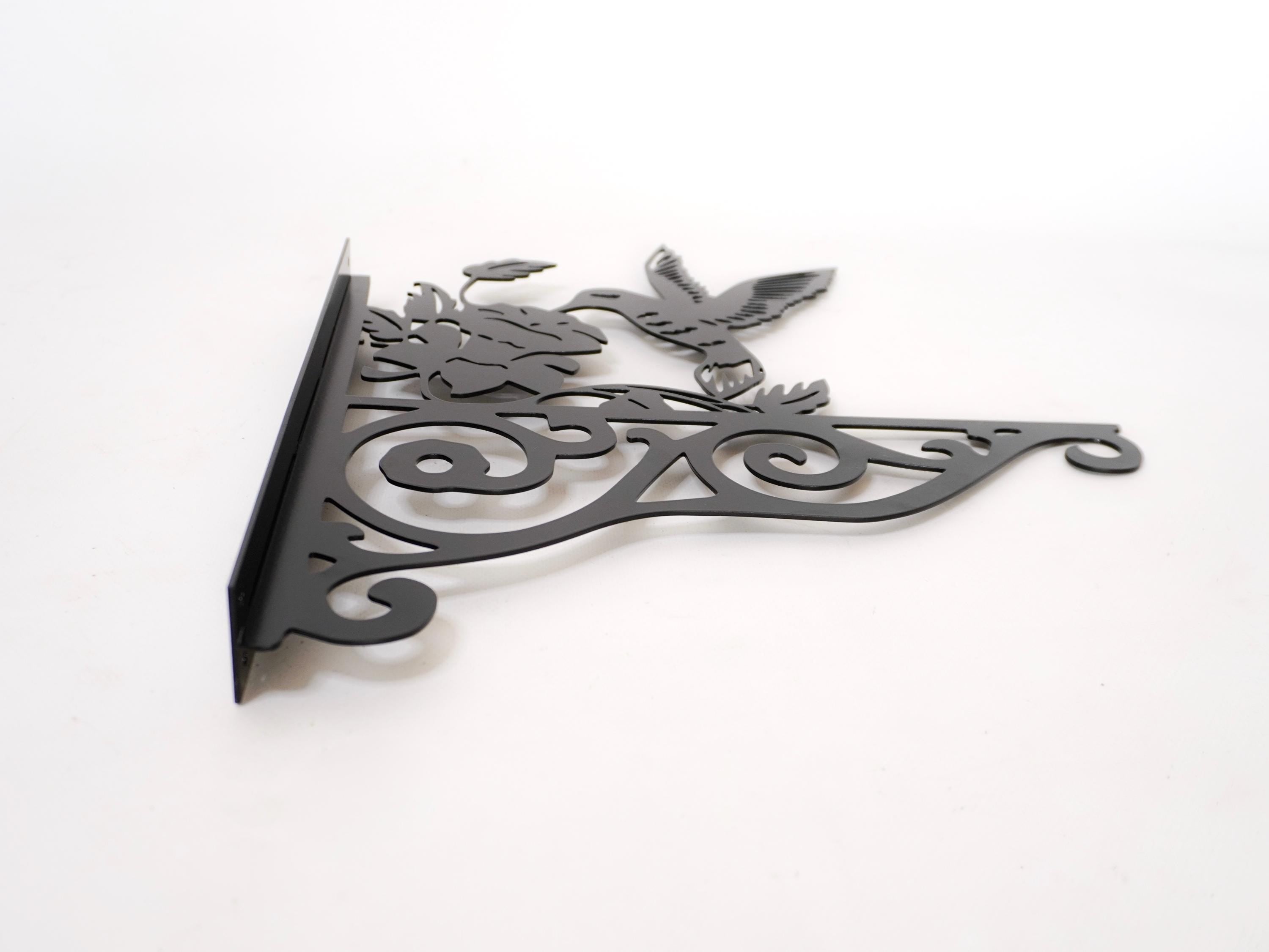 Colibri metal outdoor plant hanger — 7
