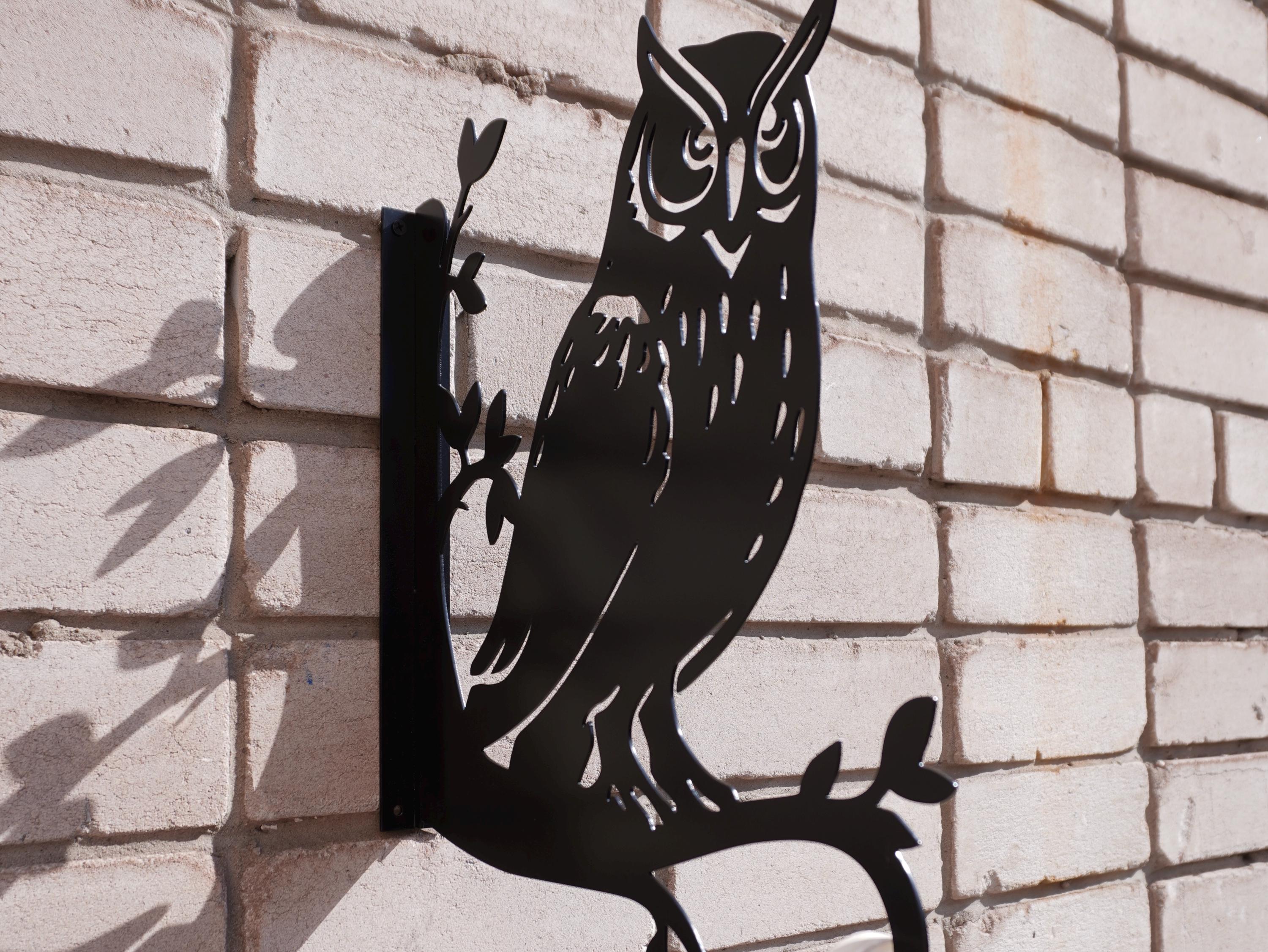 Owl Metal Plant Hanger — 2