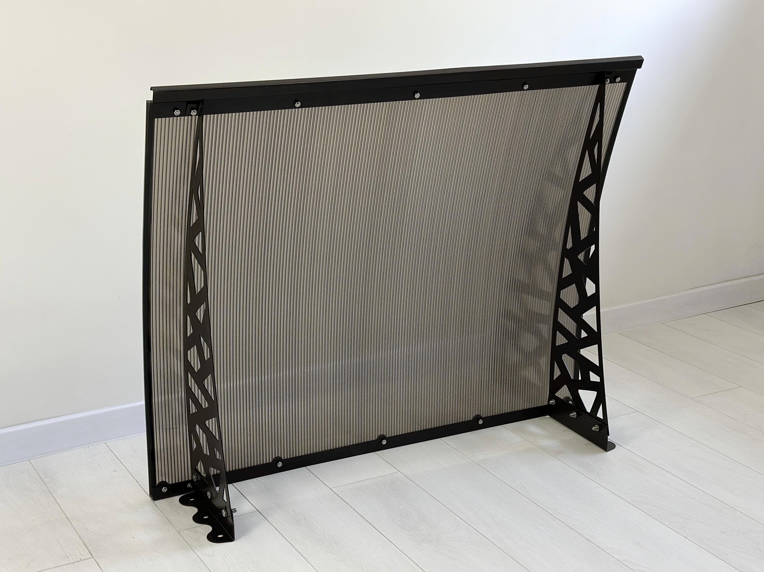 Metal Door Canopy Abstract Branch Design — 6